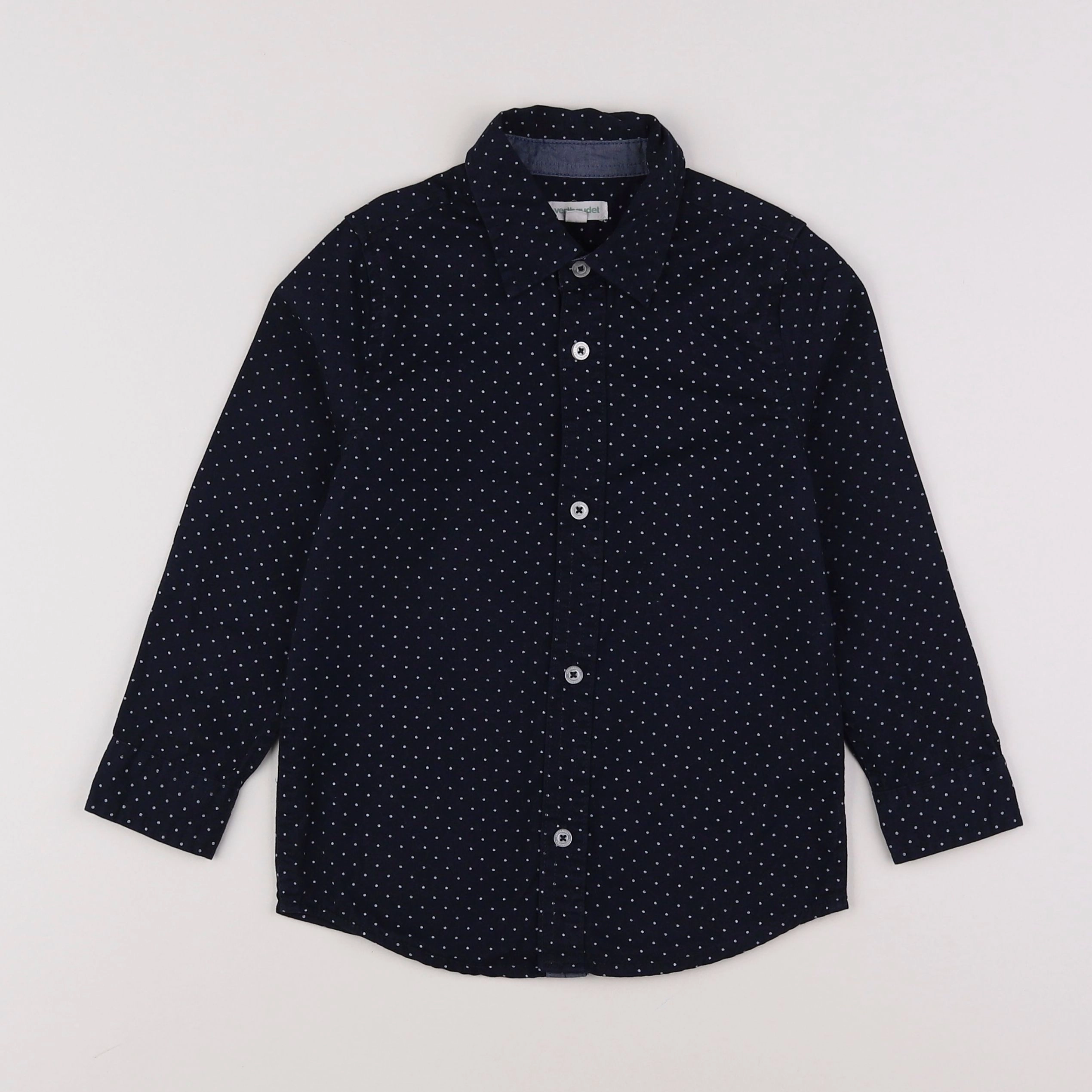Vertbaudet - chemise bleu - 6 ans