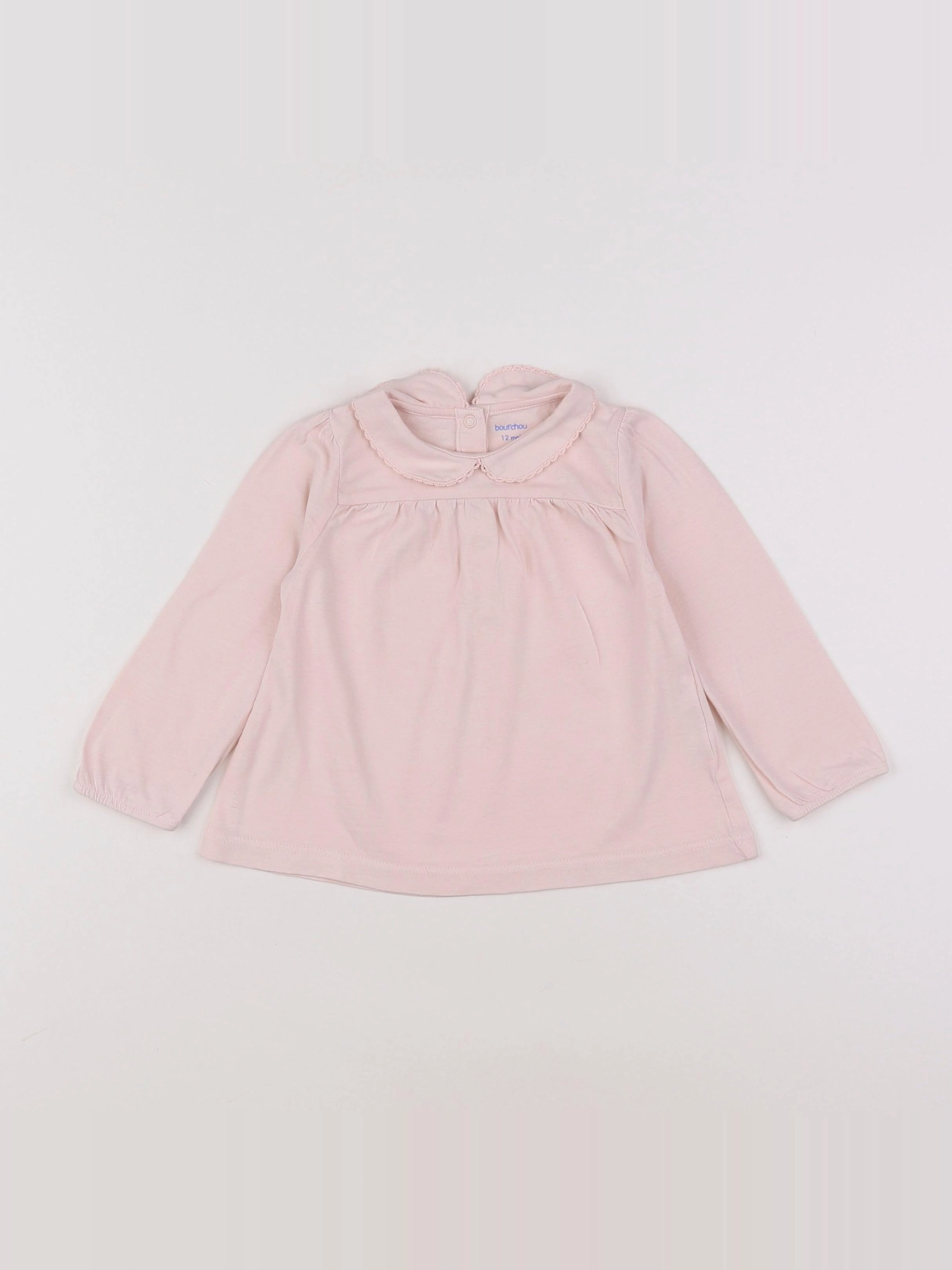 Boutchou - tee-shirt rose - 12 mois