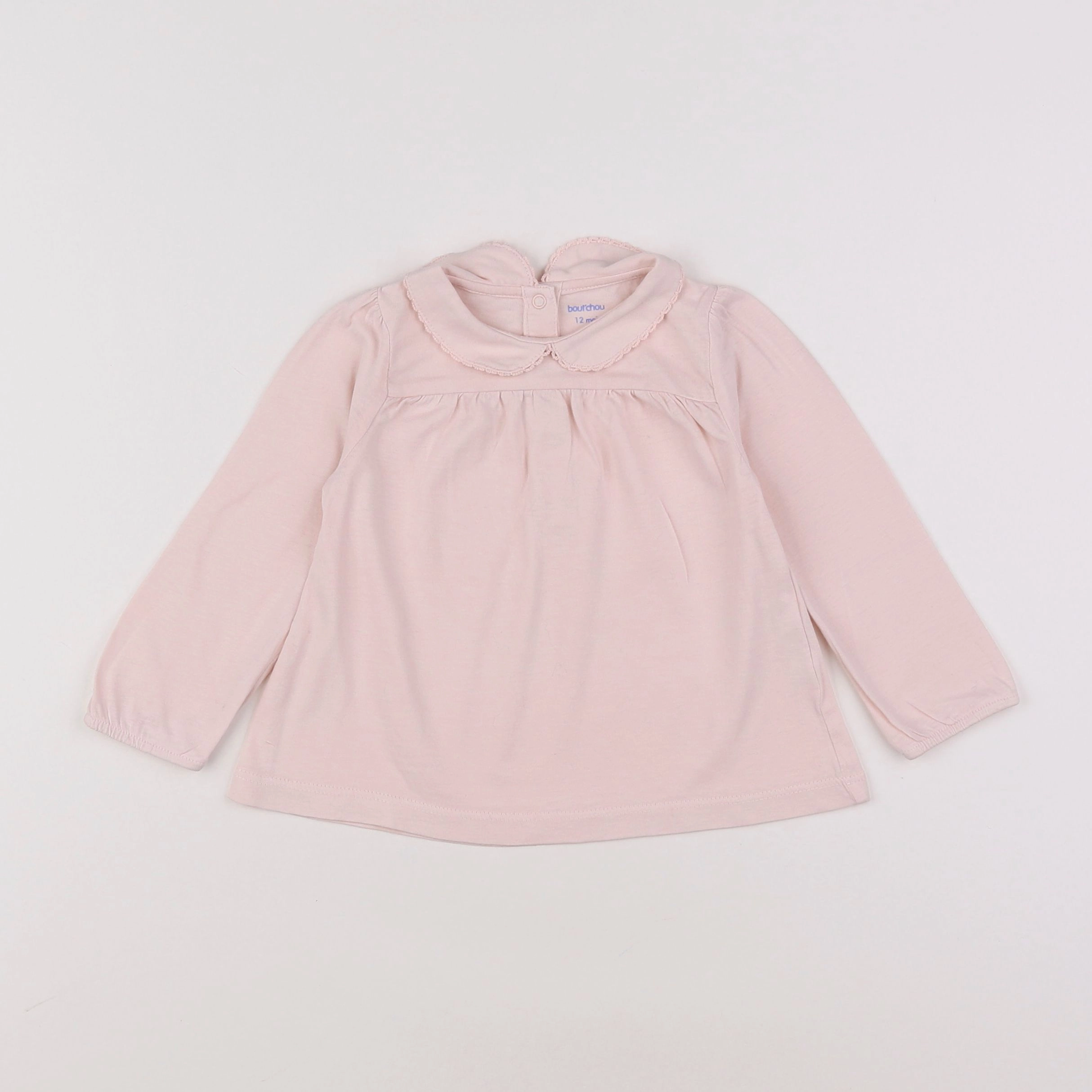 Boutchou - tee-shirt rose - 12 mois