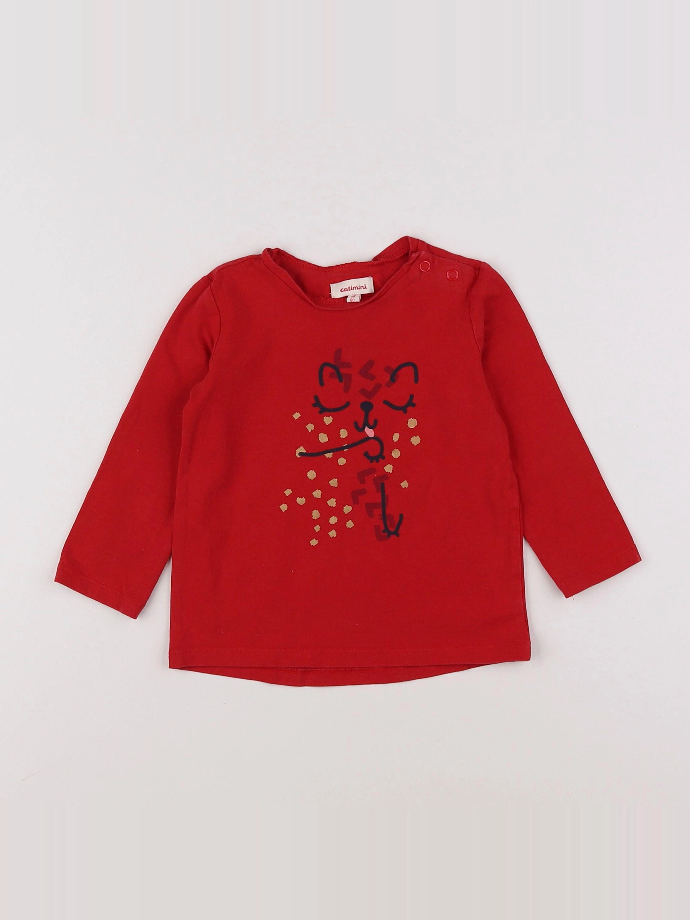 Catimini - tee-shirt rouge - 18 mois