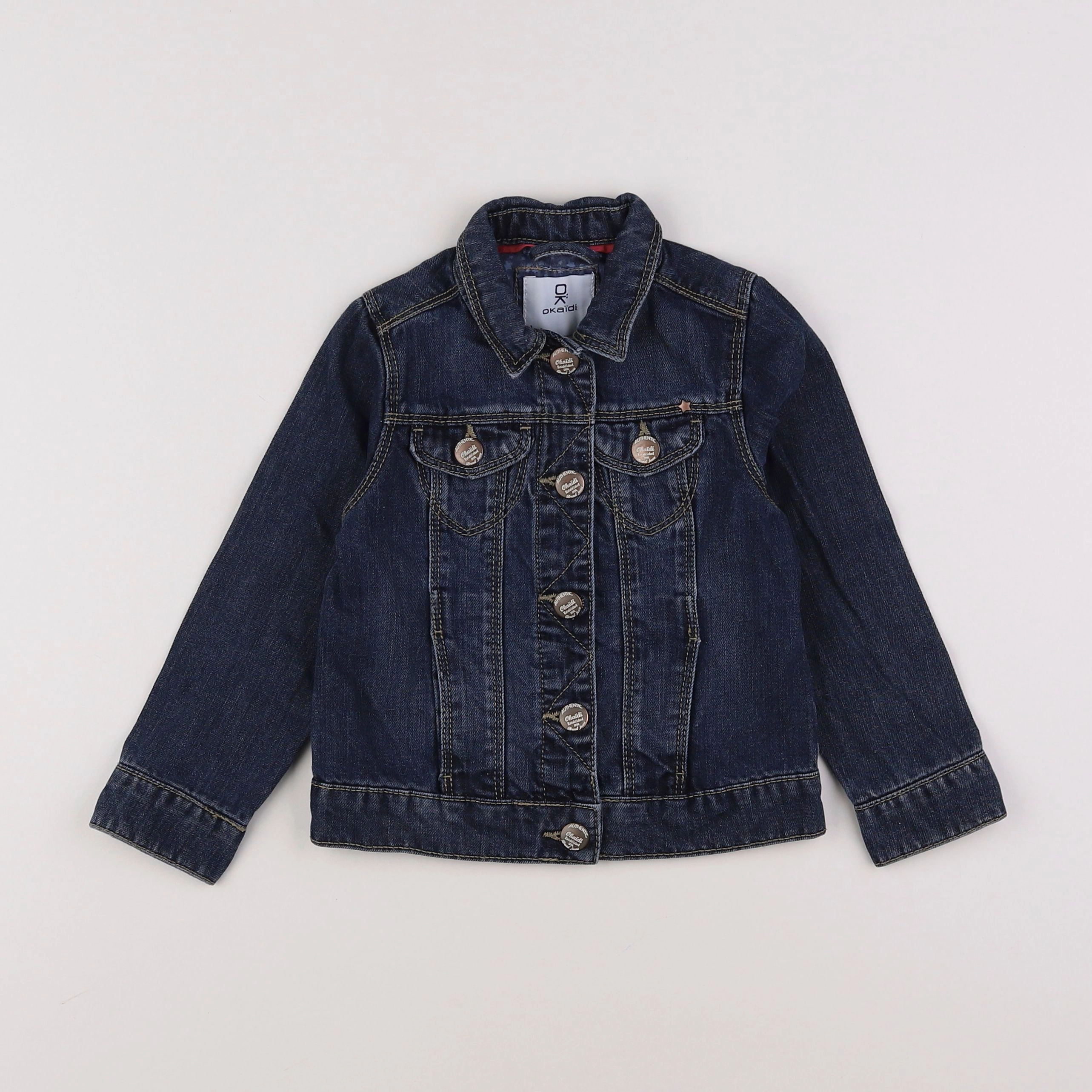 Okaidi - veste bleu - 3 ans