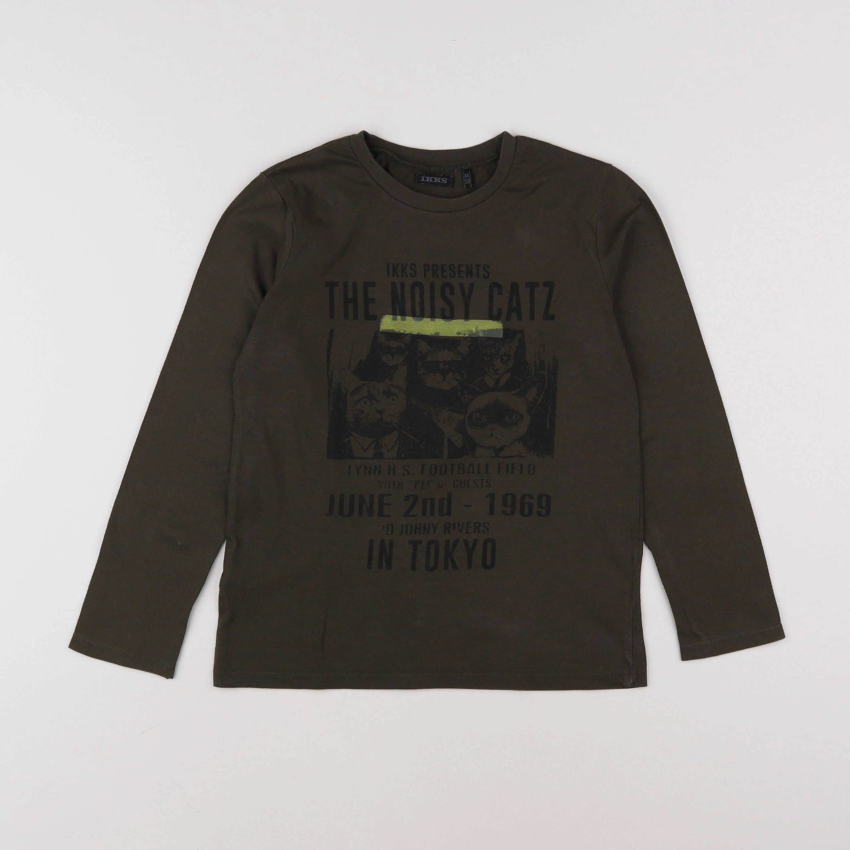 IKKS - tee-shirt marron - 8 ans