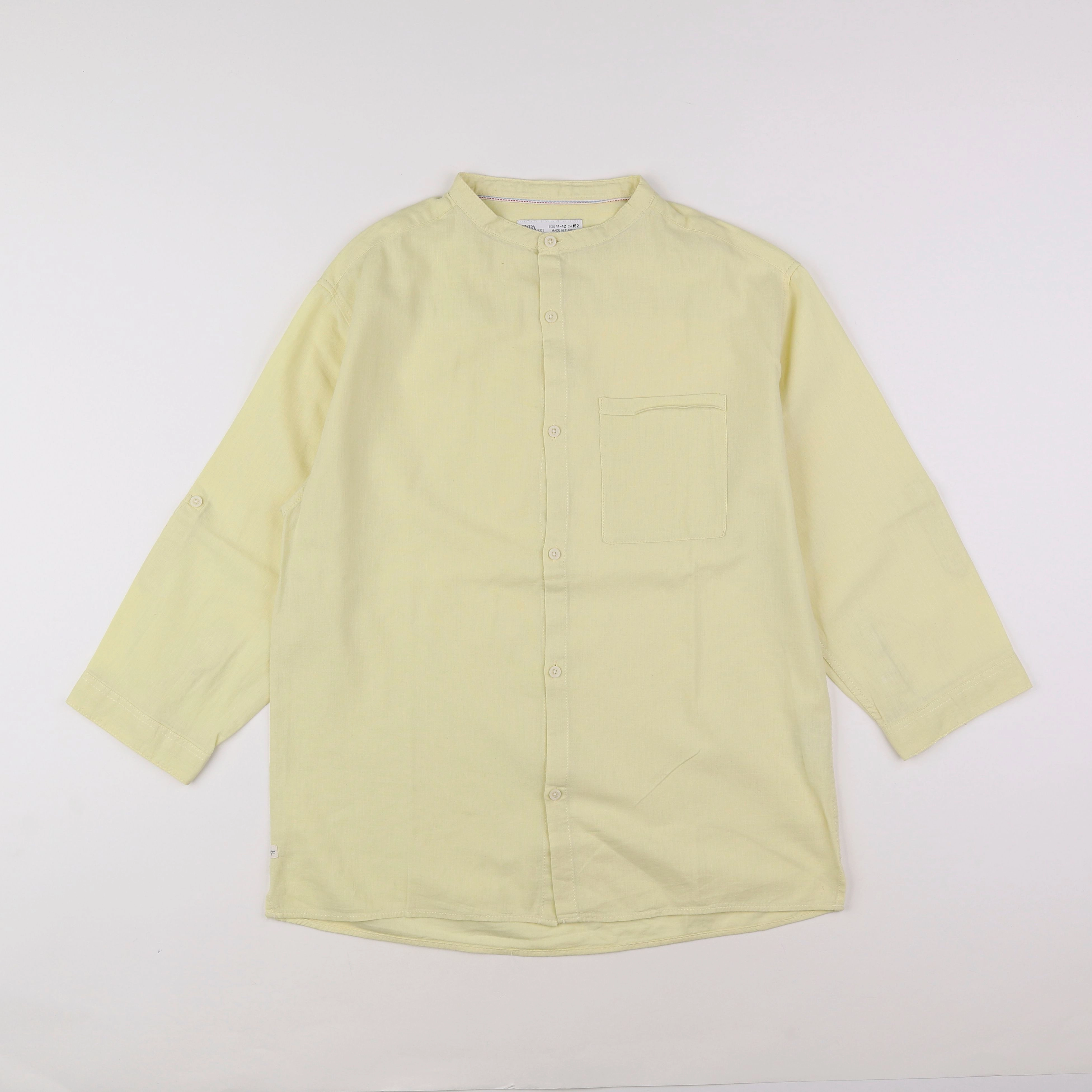 Zara - chemise jaune - 11/12 ans