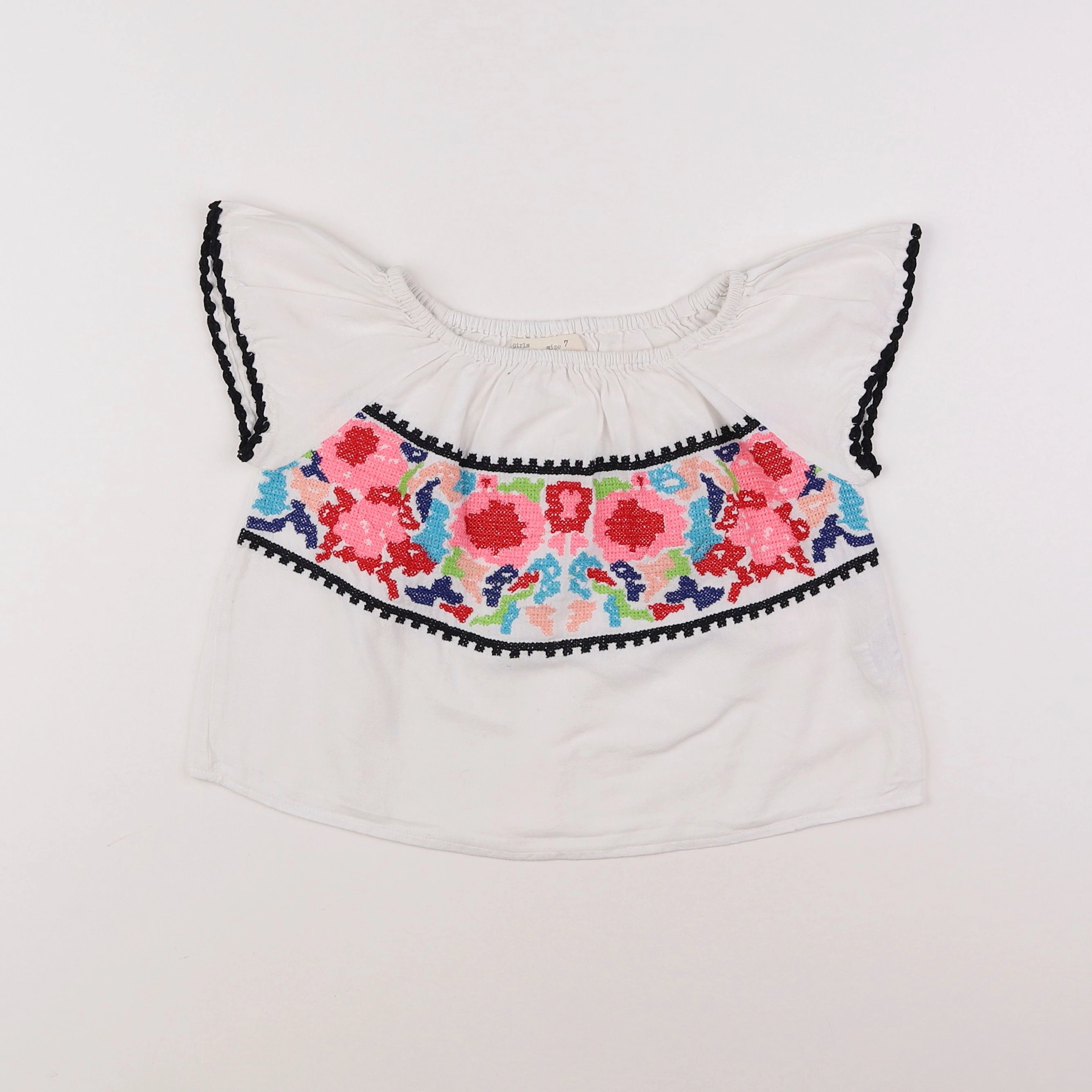 Zara - blouse multicolore - 7 ans