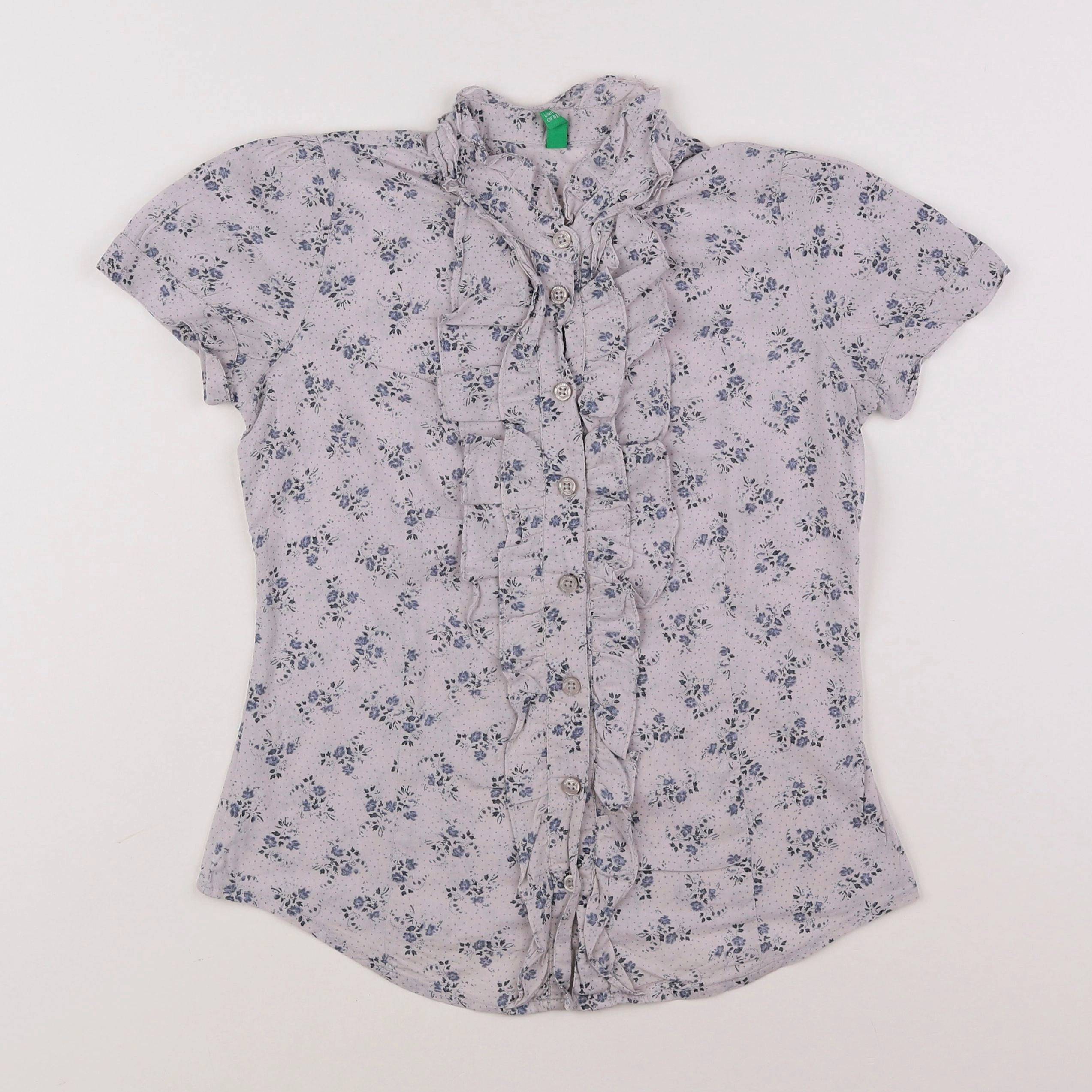 Benetton - blouse violet - 8/9 ans