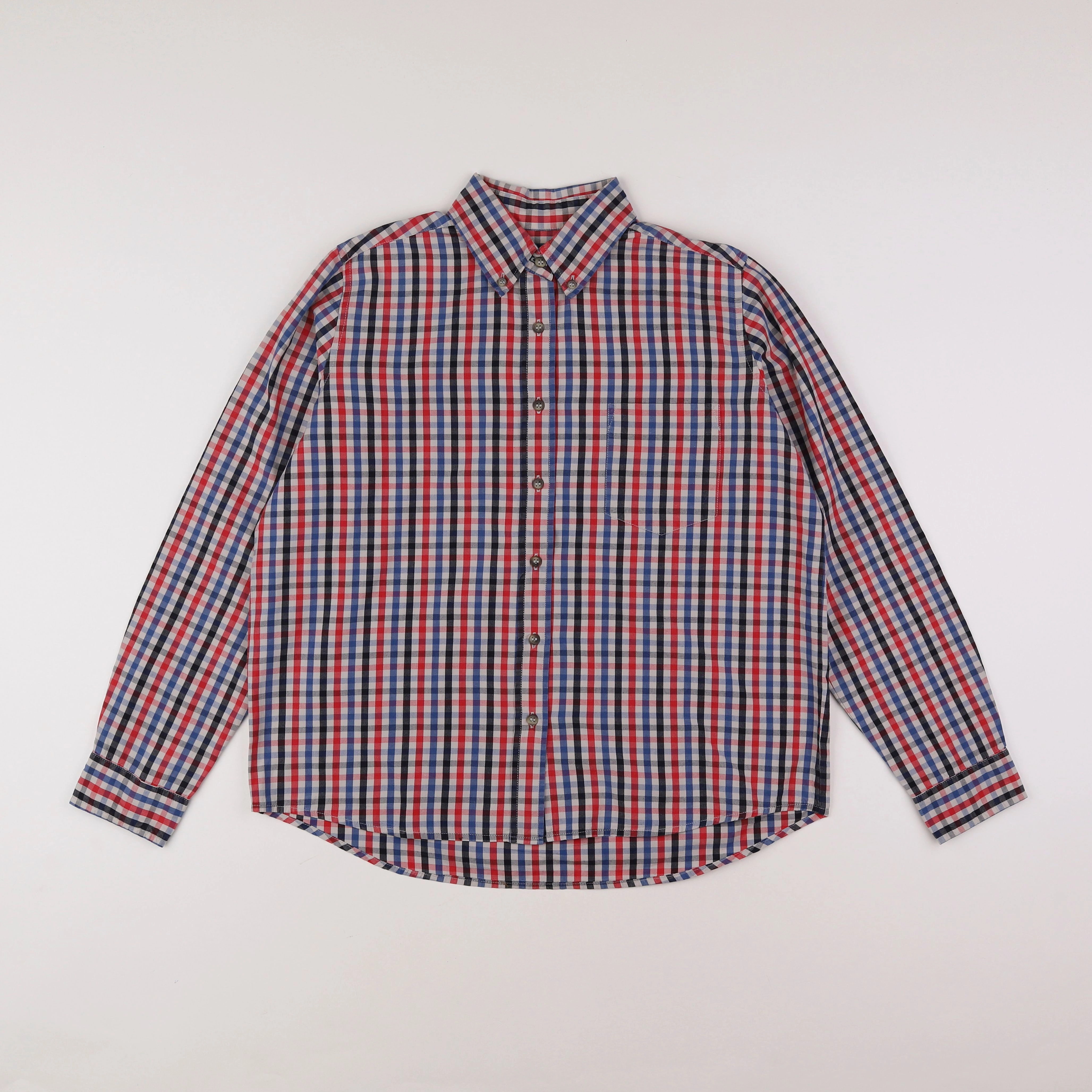 Petit Bateau - chemise multicolore - 16 ans