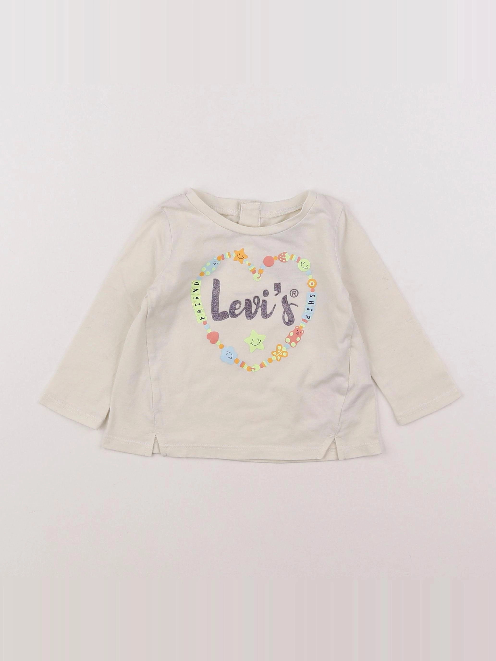 Levi's - tee-shirt beige - 6 mois
