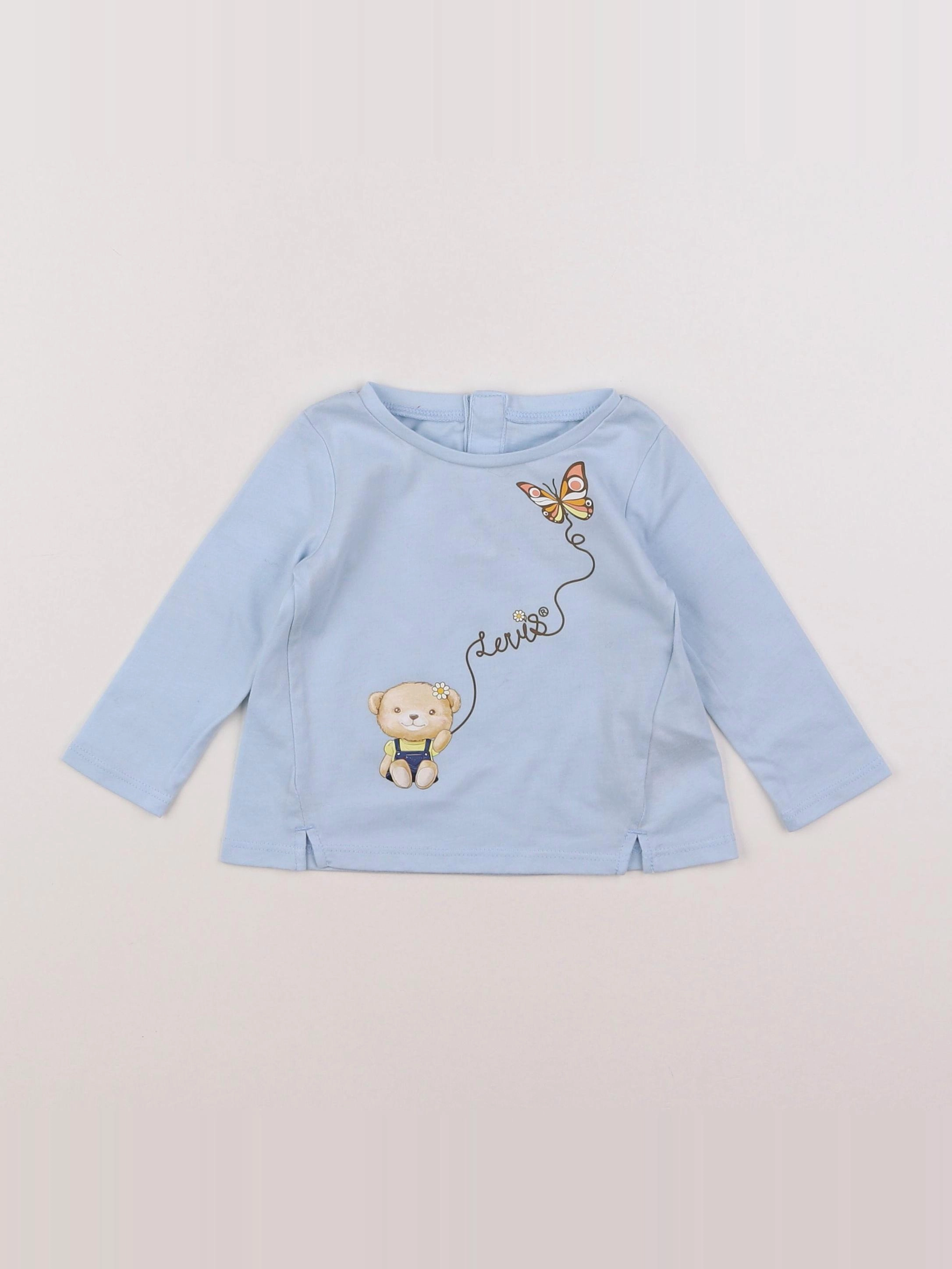 Levi's - tee-shirt bleu - 6 mois