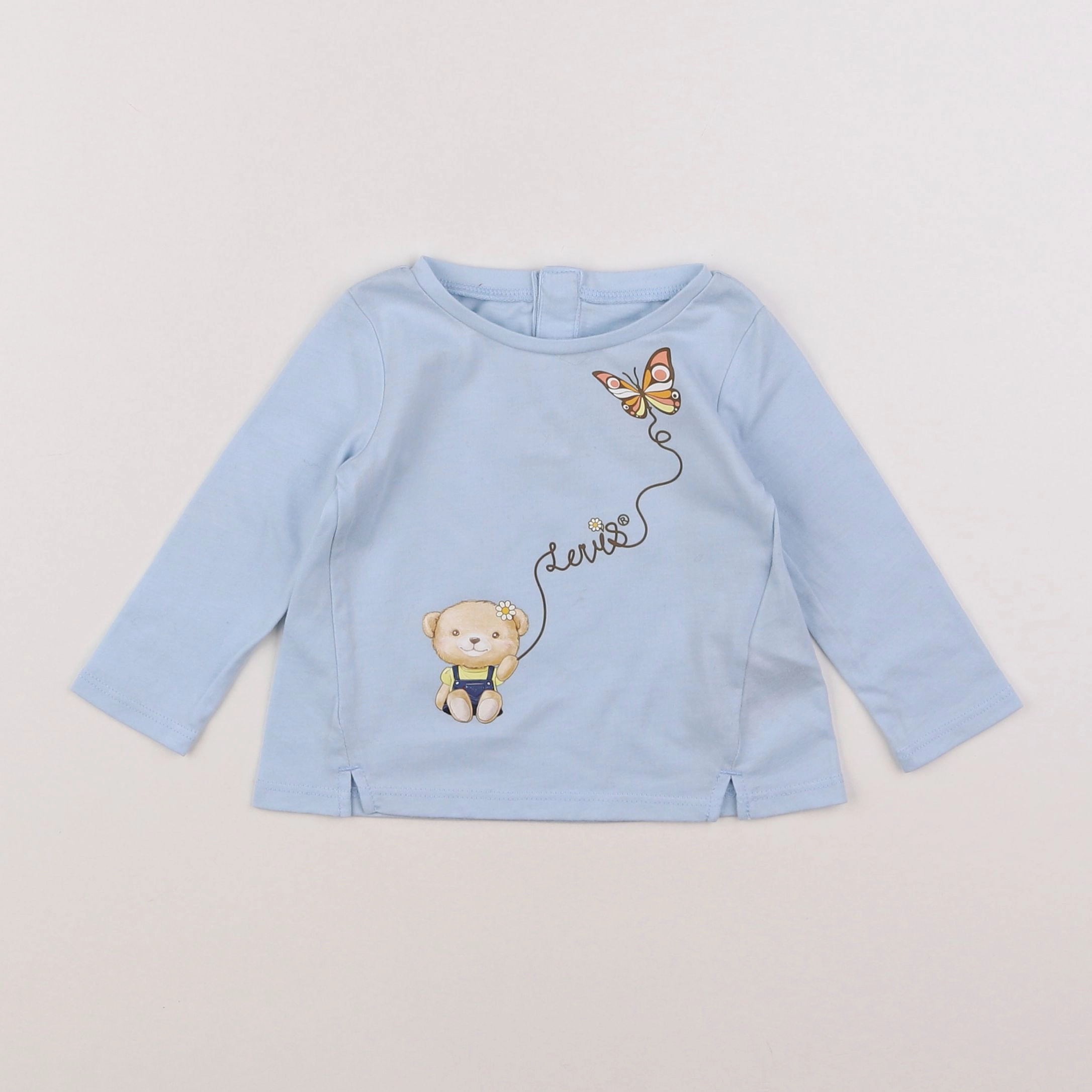 Levi's - tee-shirt bleu - 6 mois