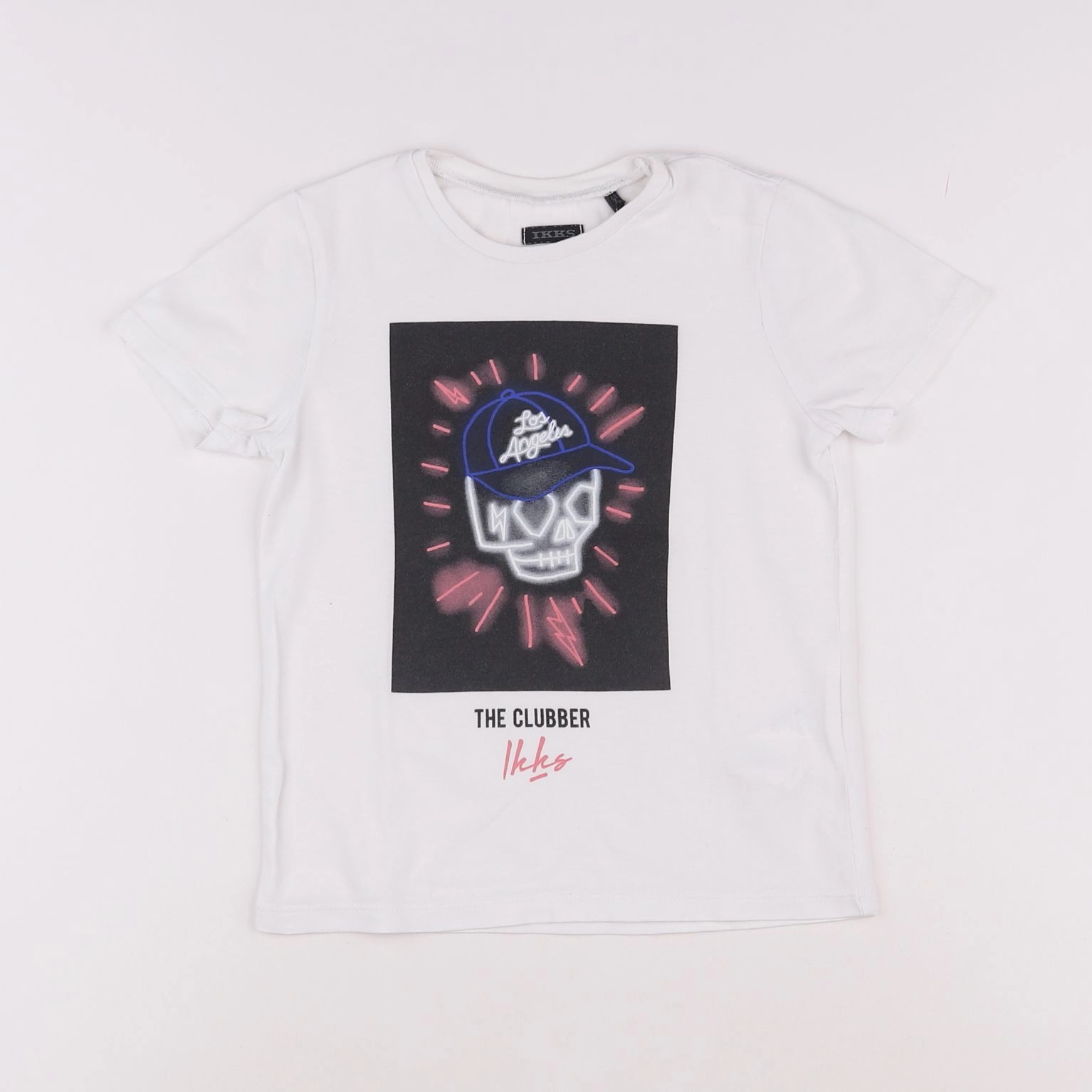 IKKS - tee-shirt blanc - 4 ans