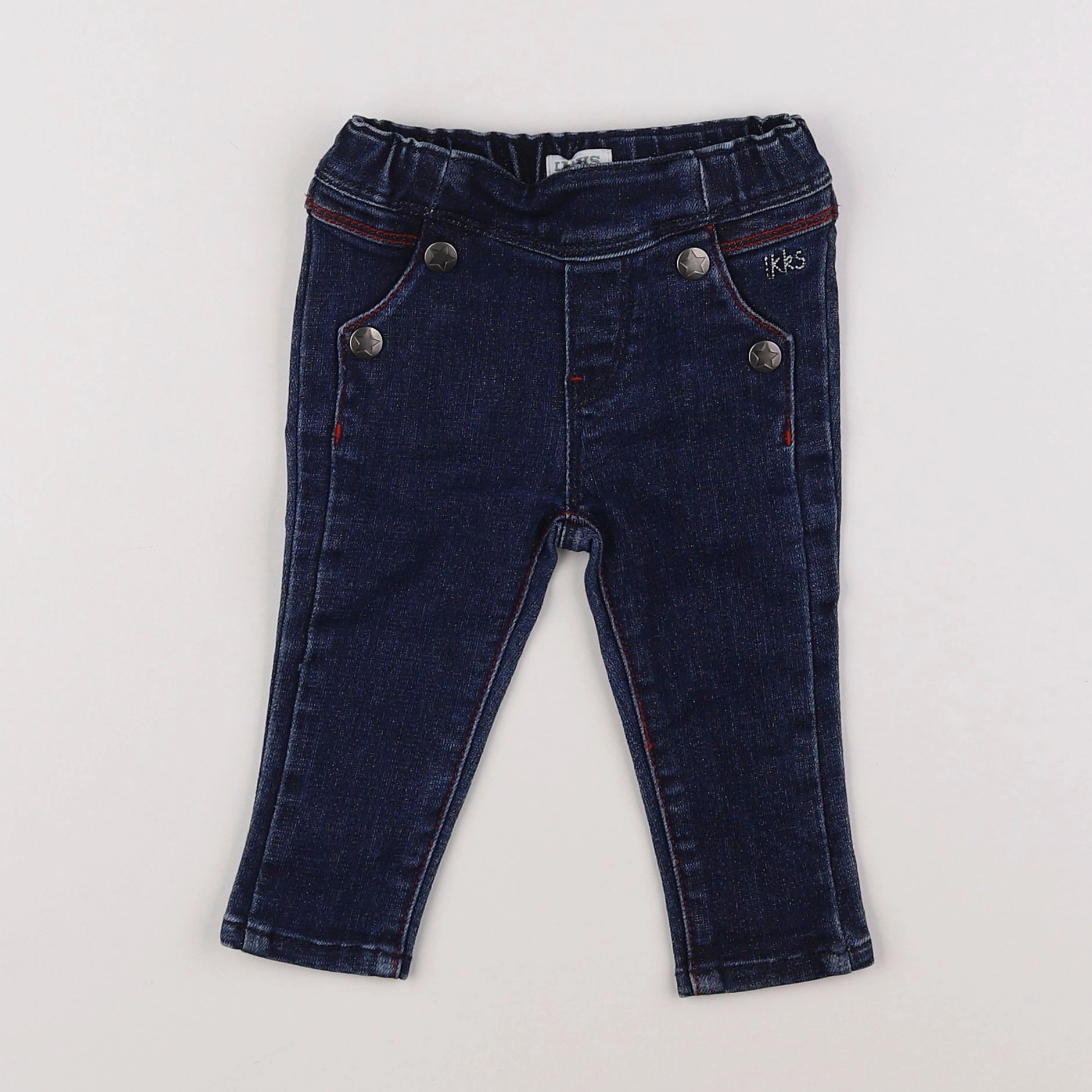 IKKS - jean bleu - 6 mois