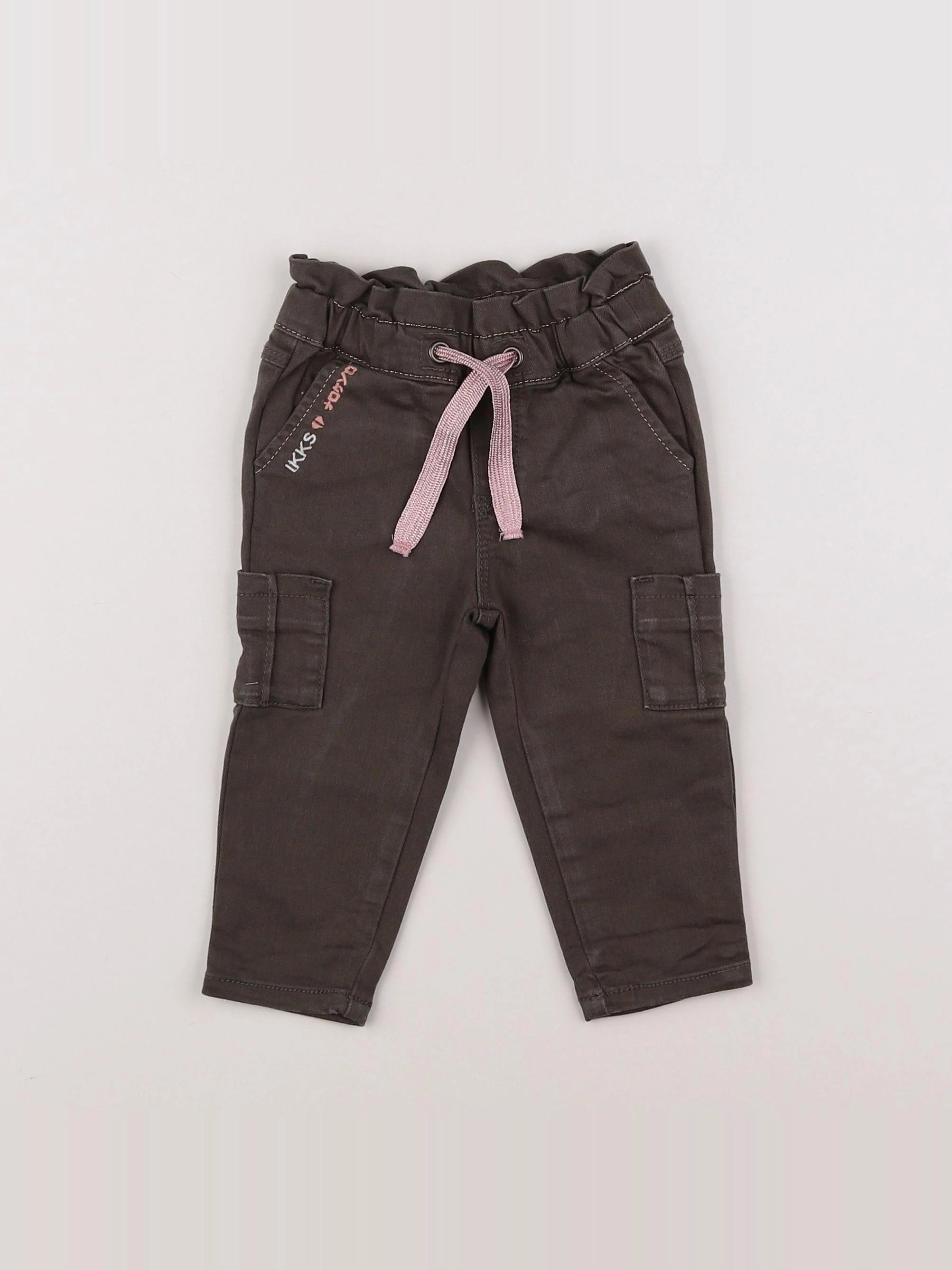 IKKS - pantalon vert - 6 mois