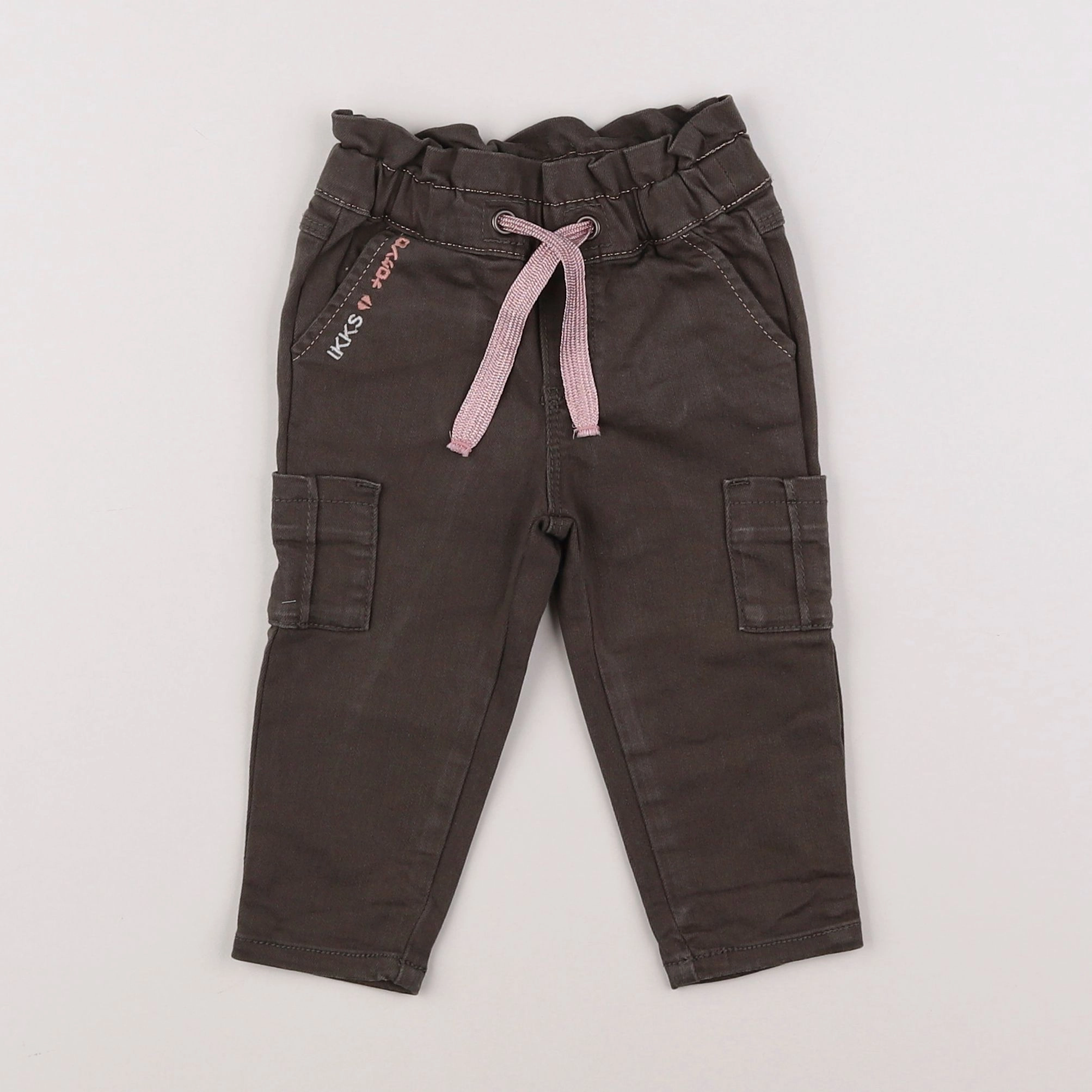 IKKS - pantalon vert - 6 mois