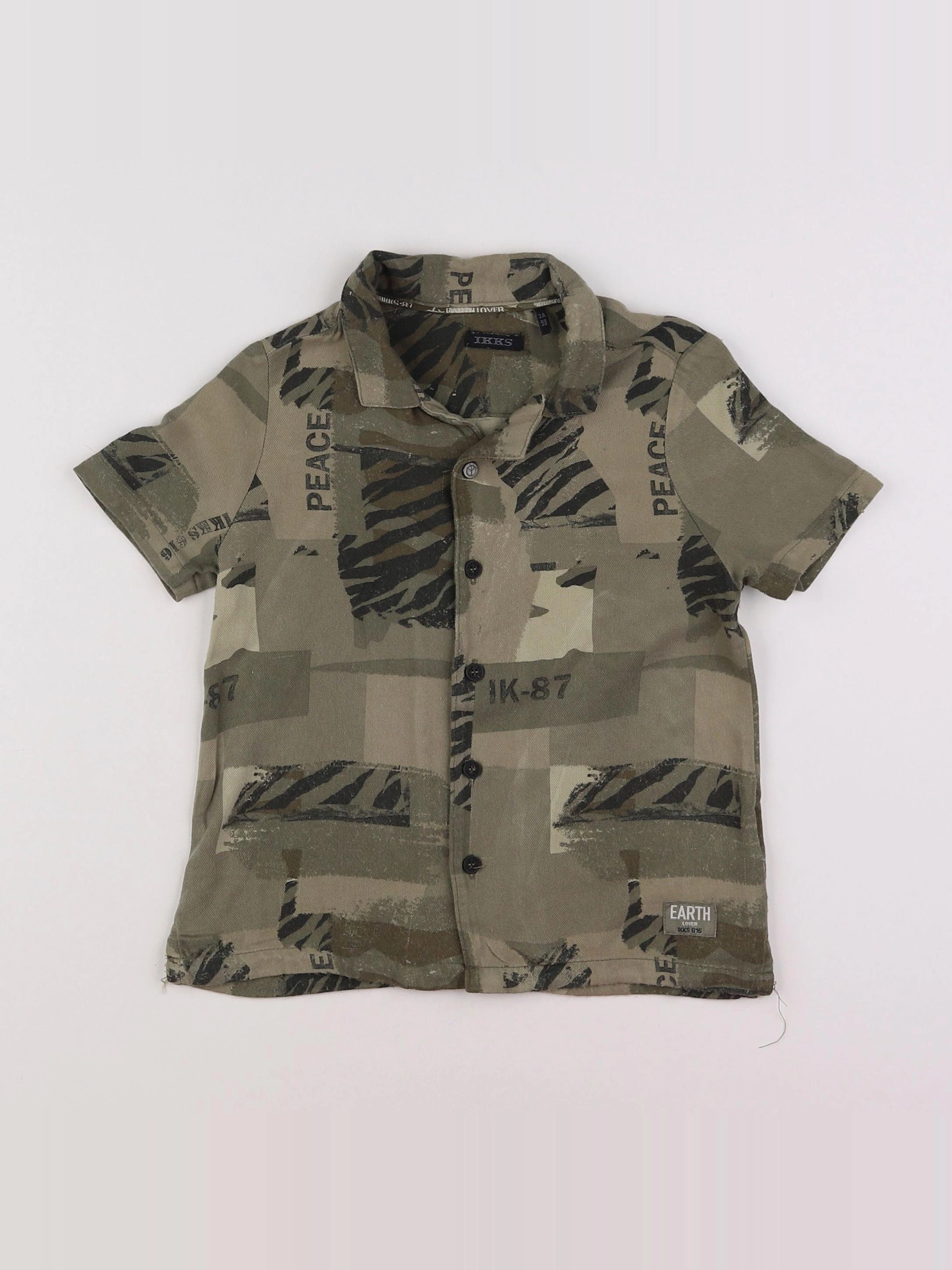 IKKS - chemise vert - 3 ans