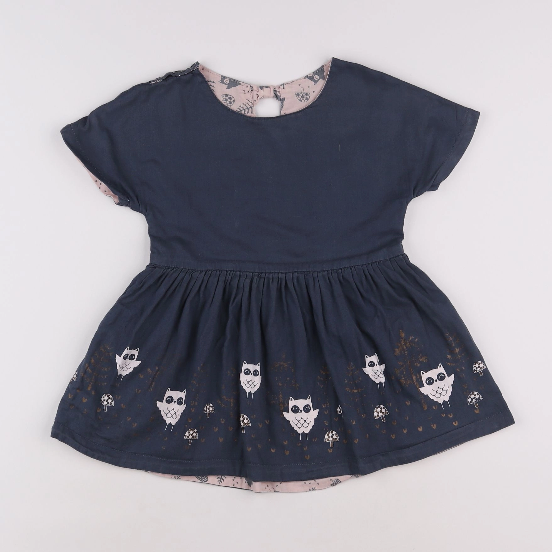 Vertbaudet - robe bleu - 4 ans