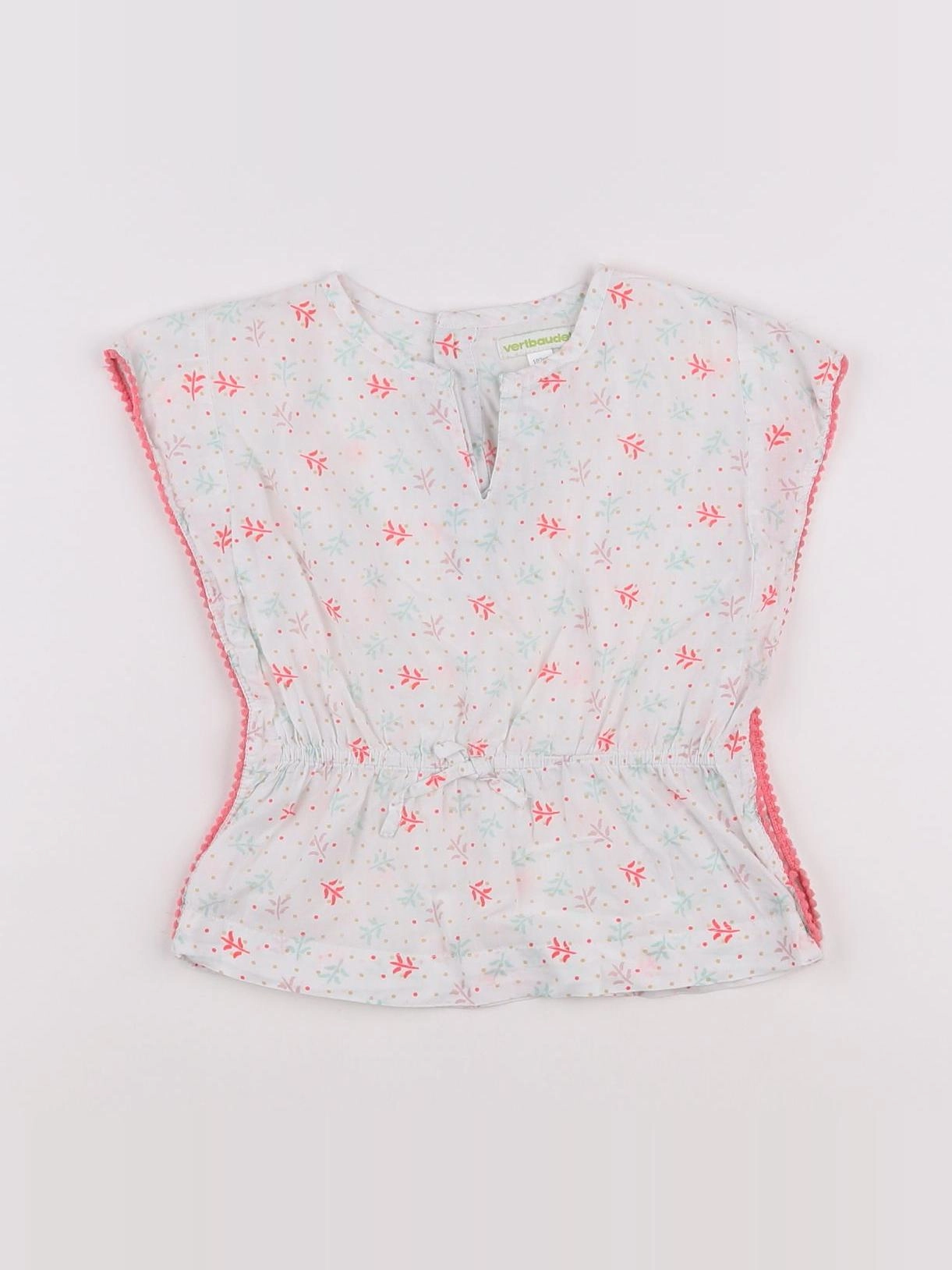 Vertbaudet - blouse blanc - 4 ans