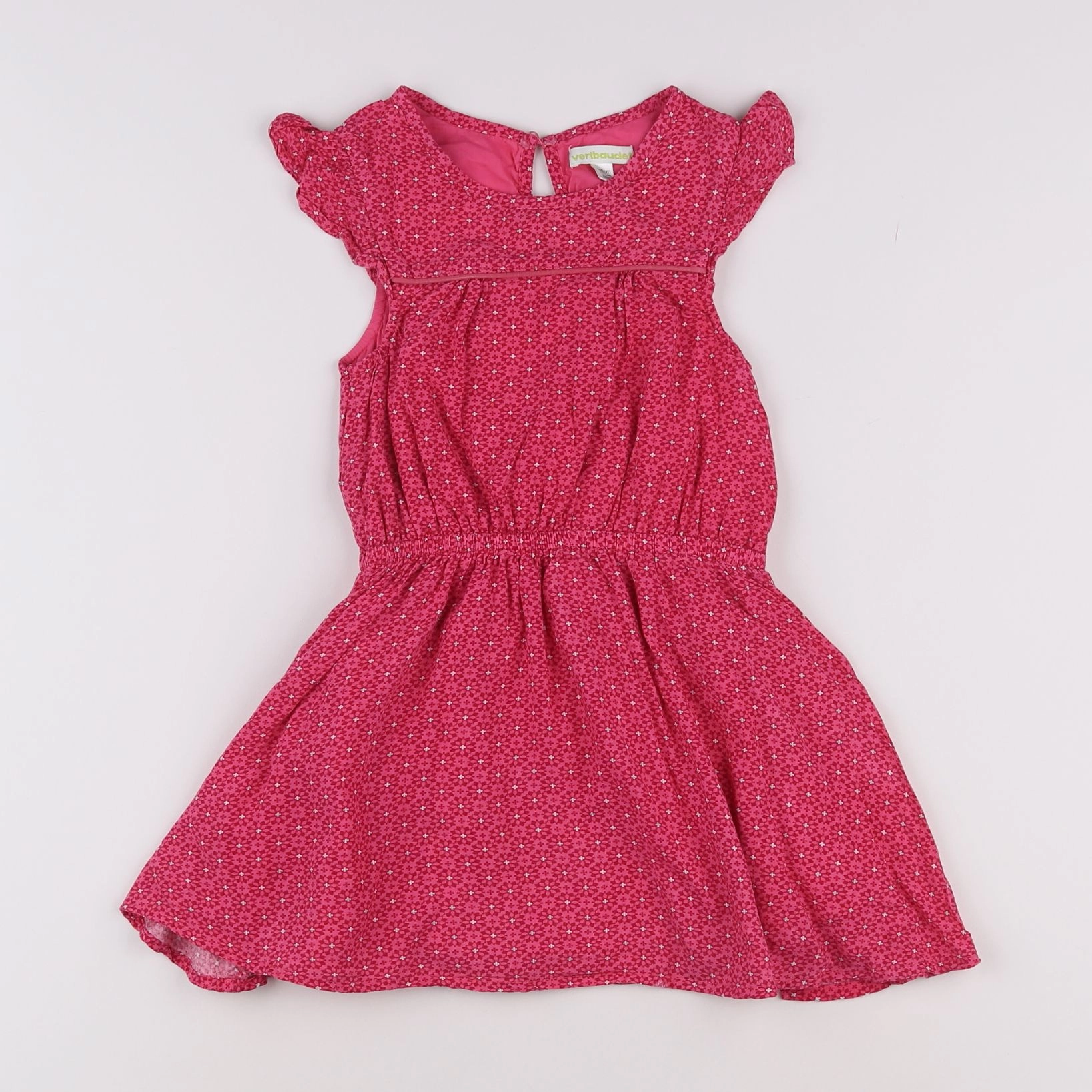 Vertbaudet - robe rose - 4 ans