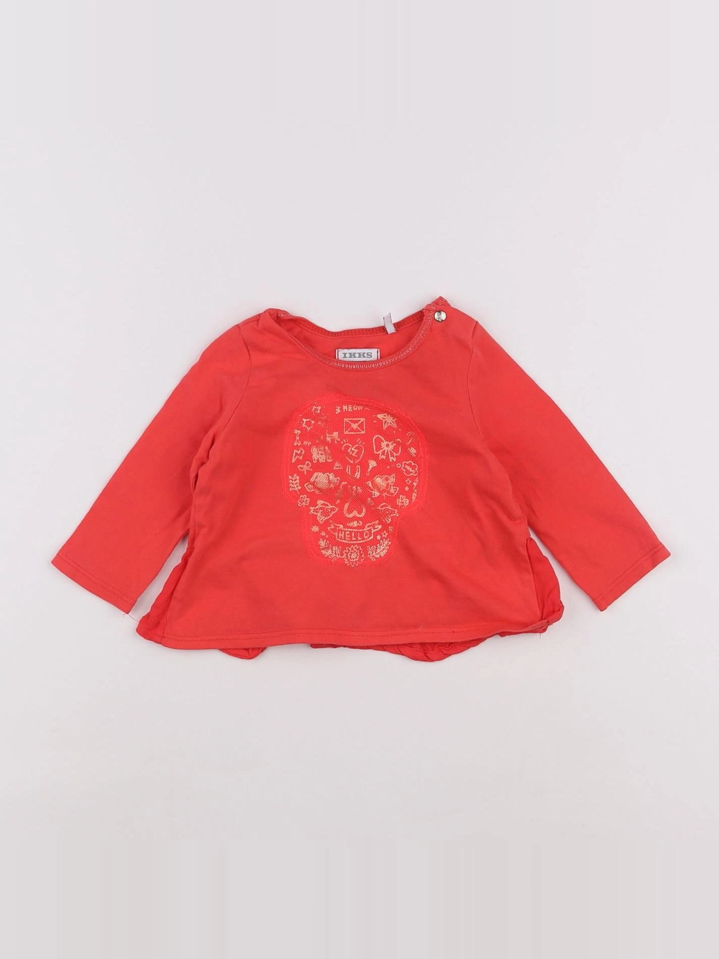 IKKS - tee-shirt rose - 6 mois