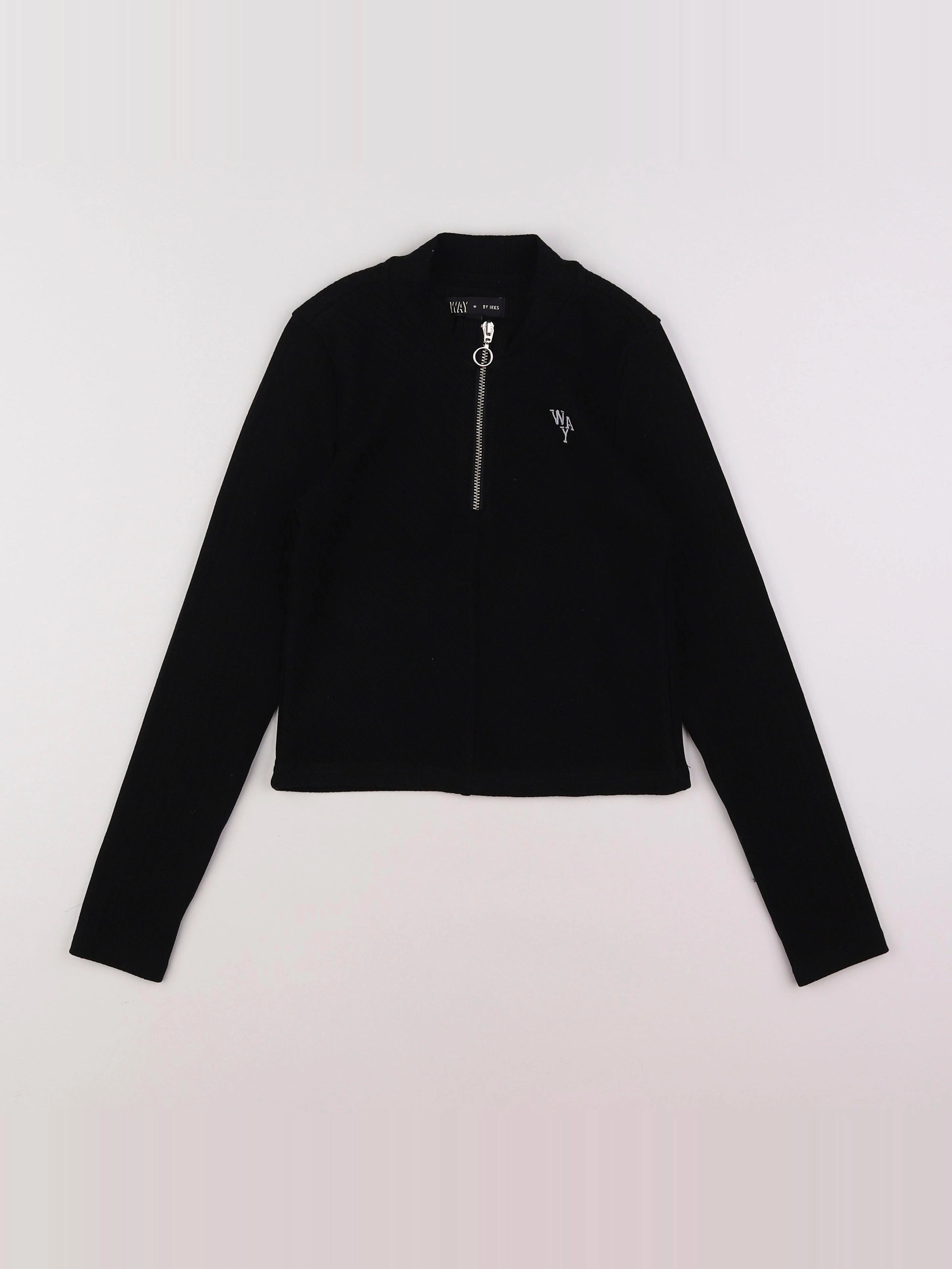 IKKS - pull noir - 10 ans