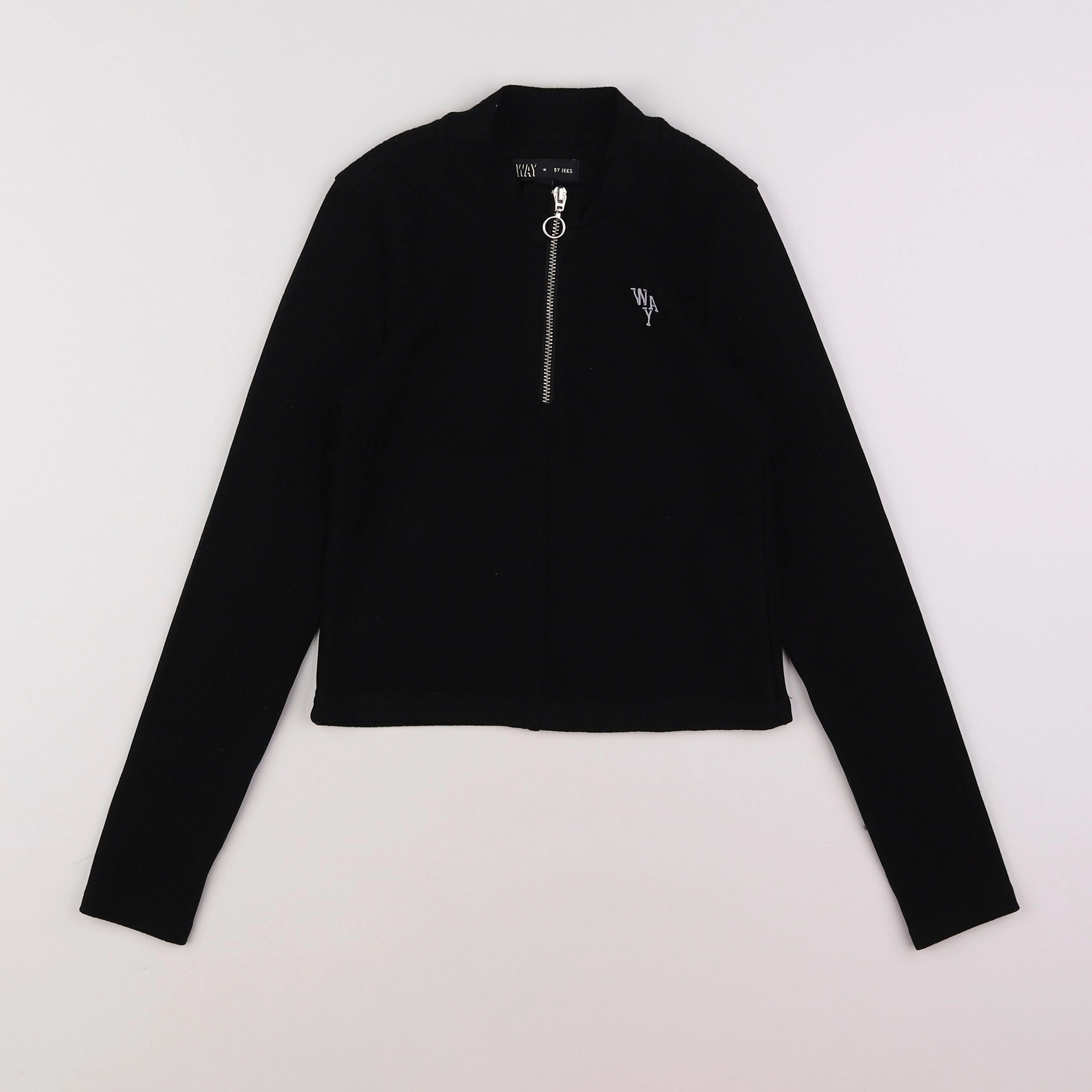 IKKS - pull noir - 10 ans