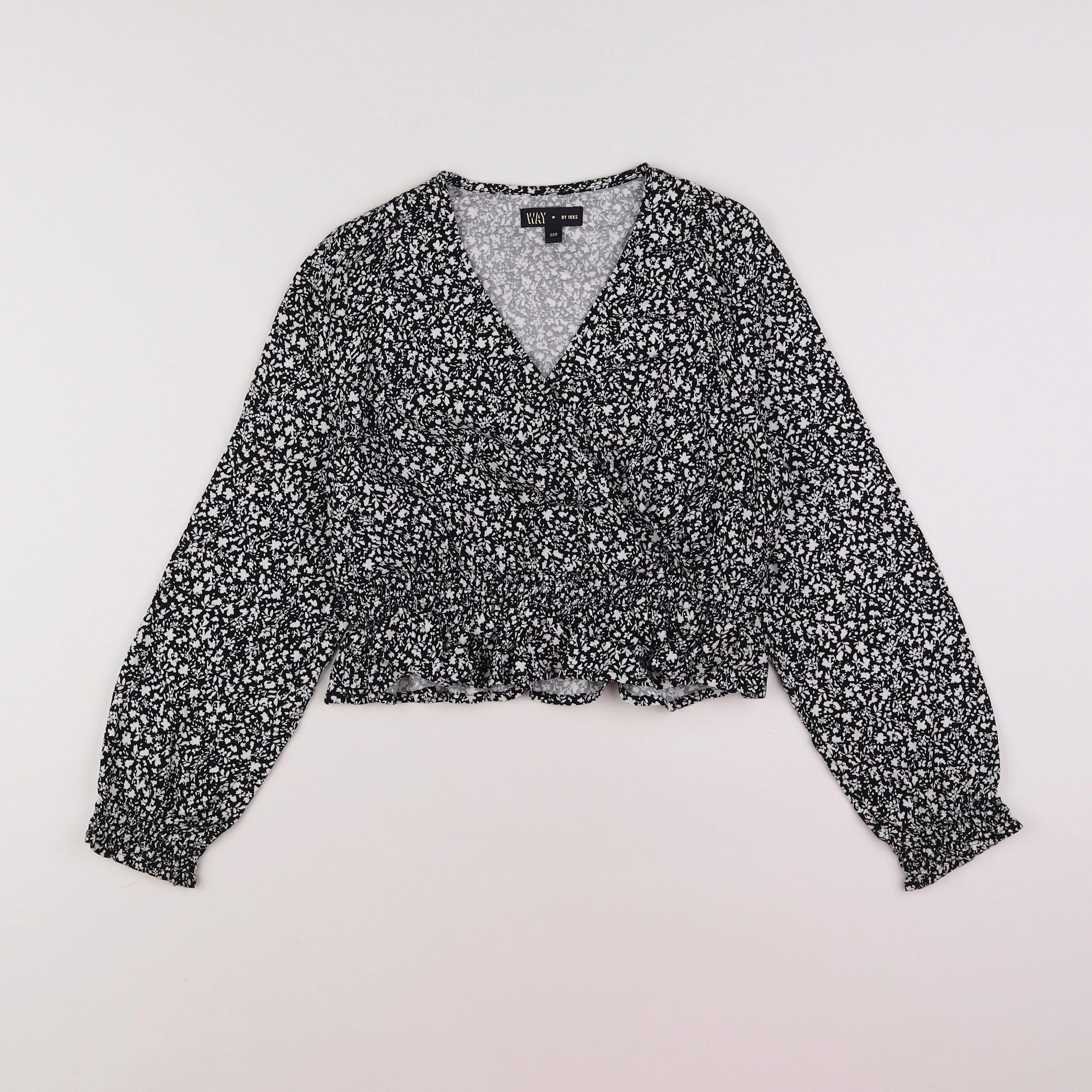 IKKS - blouse noir - 10 ans