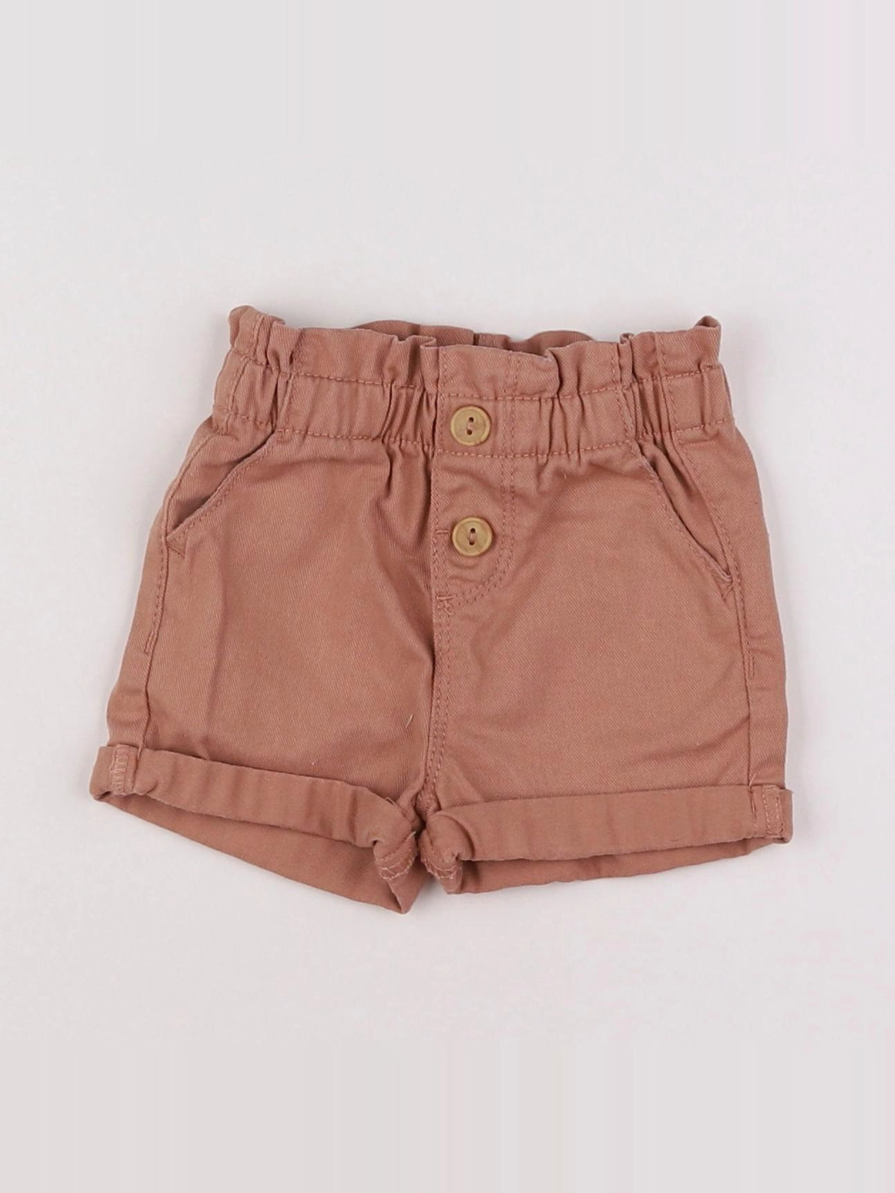 Vertbaudet - short marron - 3 mois