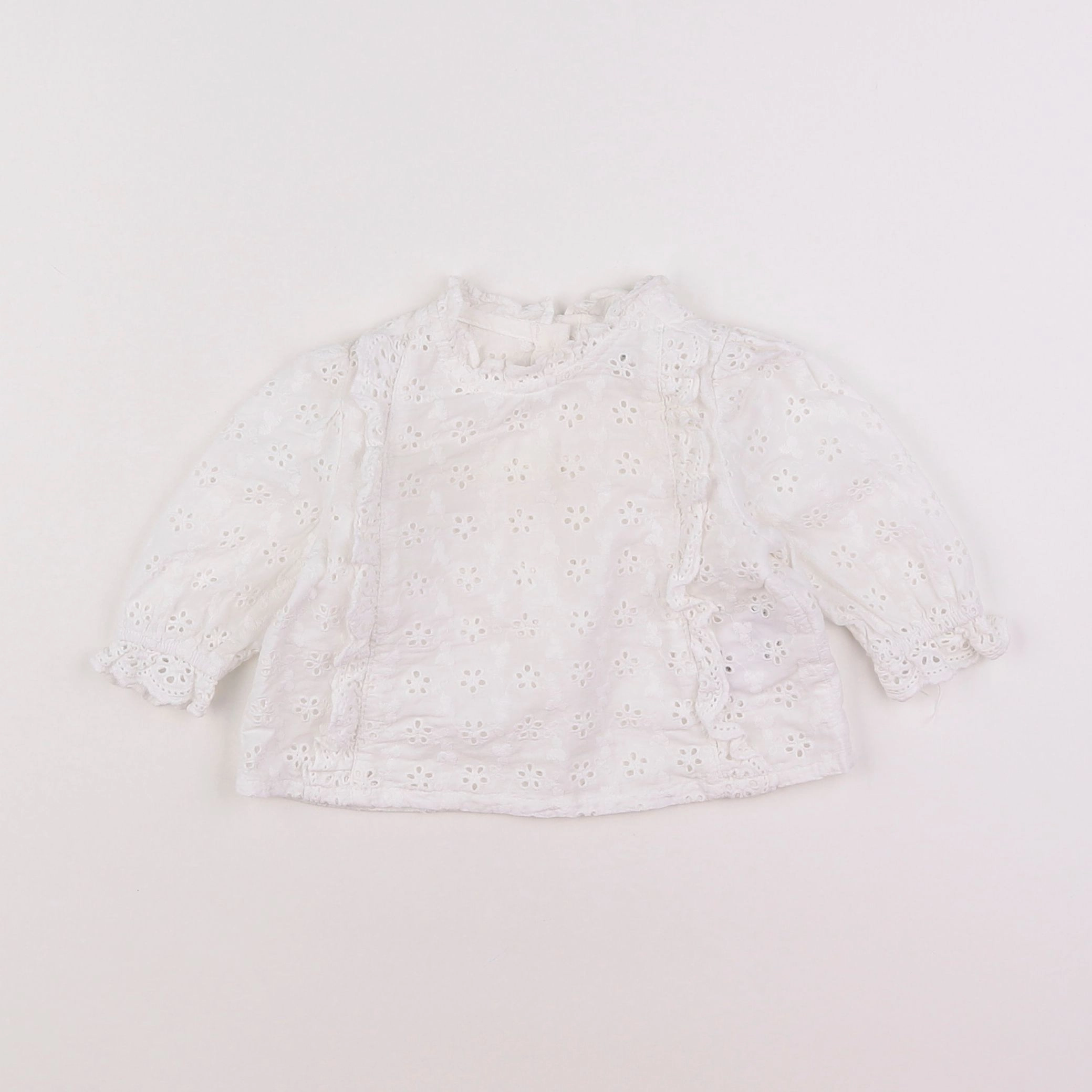 Vertbaudet - blouse blanc - 3 mois
