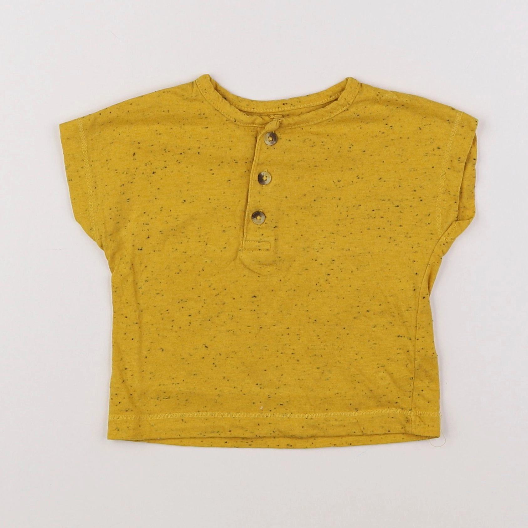 Vertbaudet - tee-shirt jaune - 6 mois