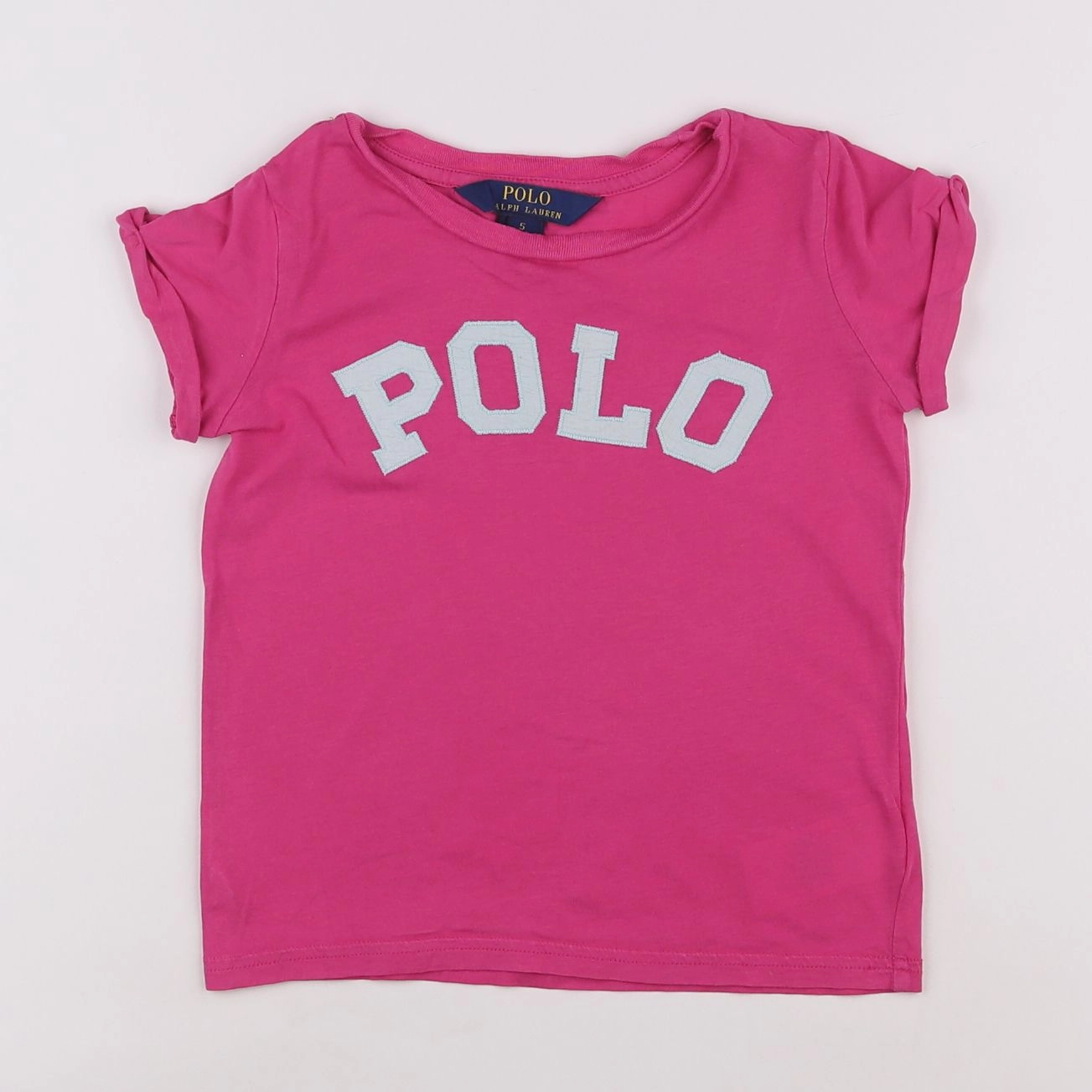 Ralph Lauren - tee-shirt rose - 5 ans