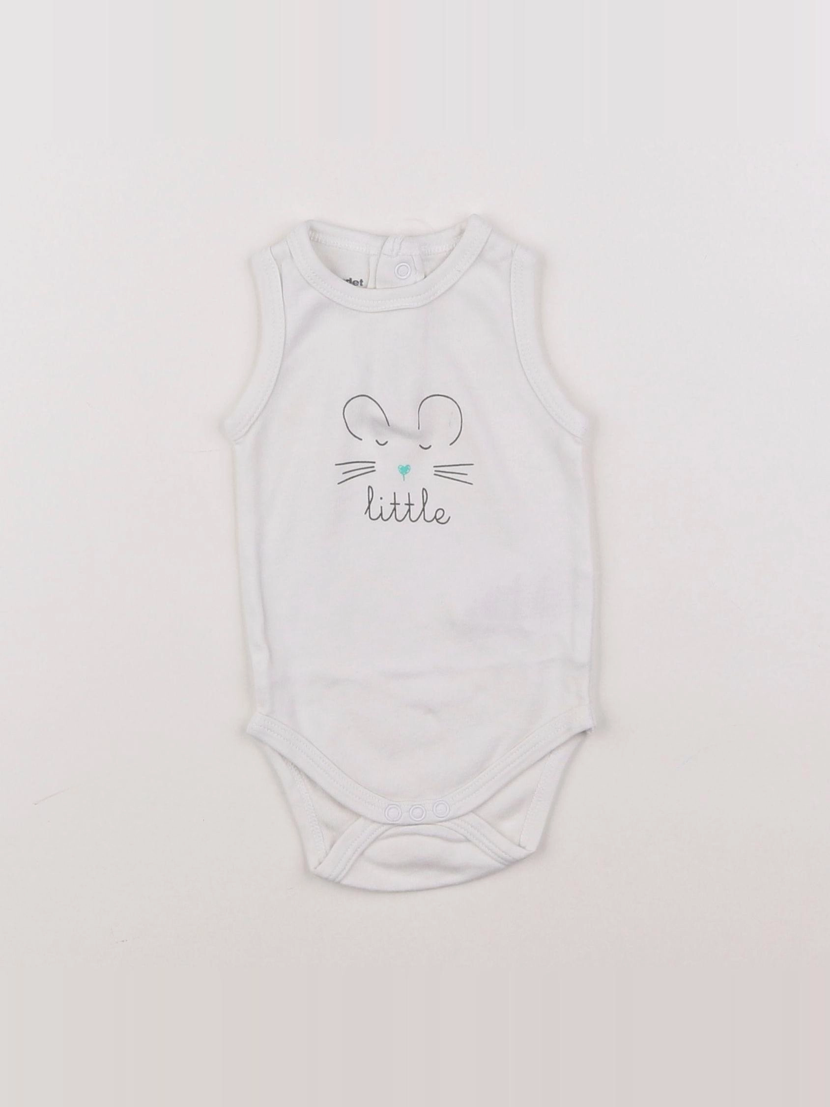 Vertbaudet - body blanc - 3 mois