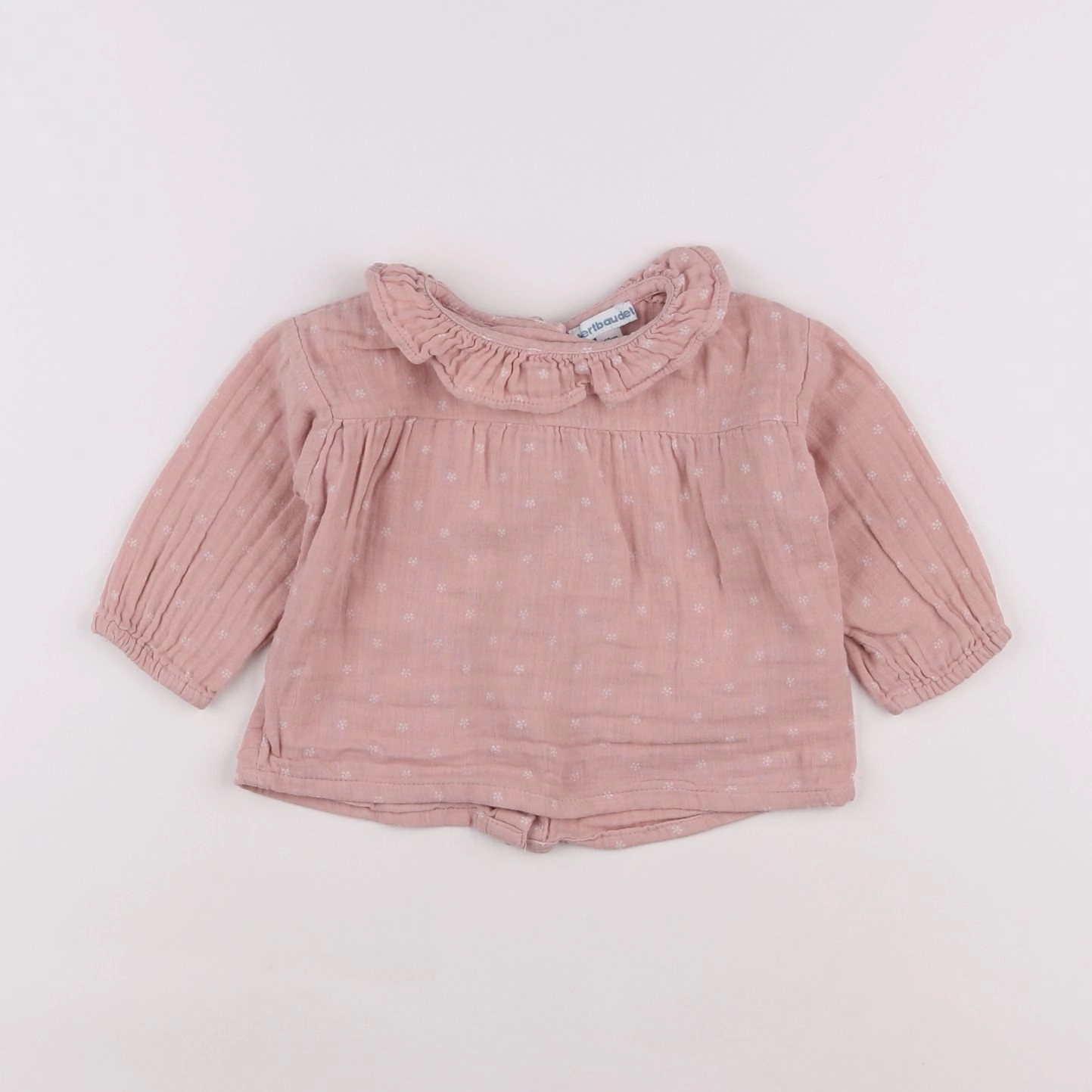 Vertbaudet - blouse rose - 6 mois