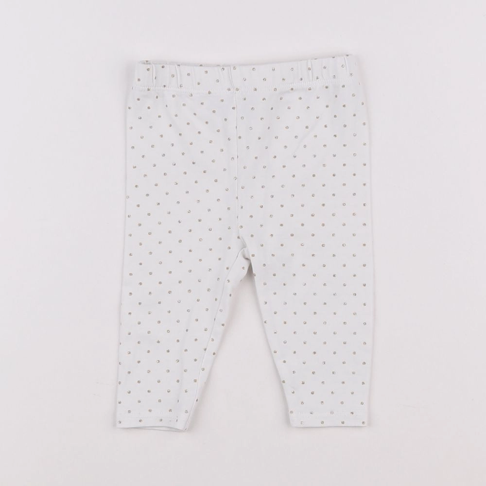 Vertbaudet - legging blanc - 3 mois