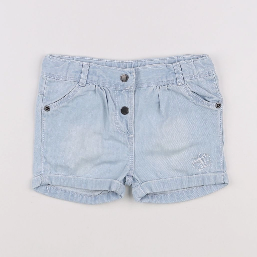 Vertbaudet - short bleu - 18 mois