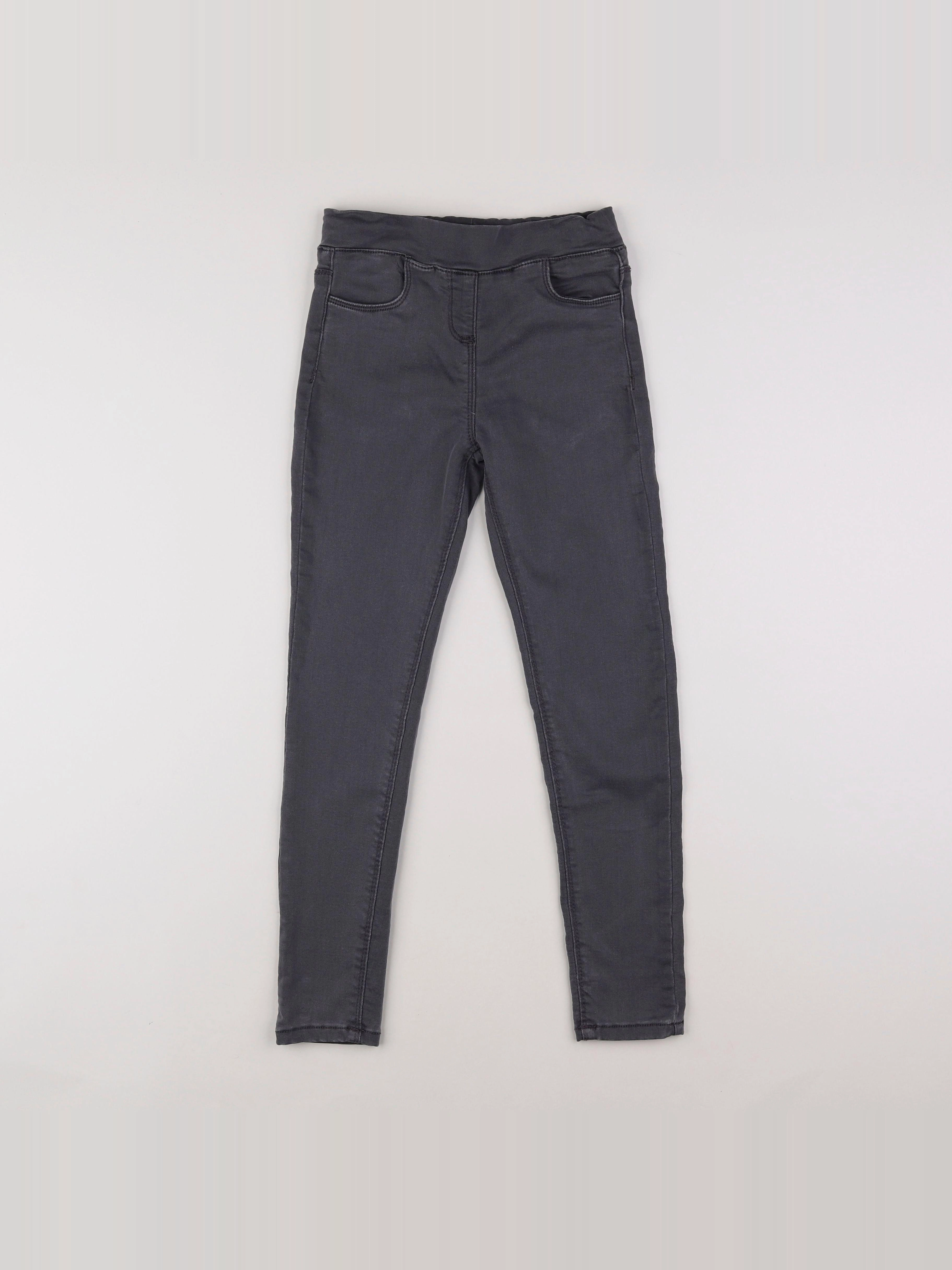 Vertbaudet - jegging gris - 9 ans
