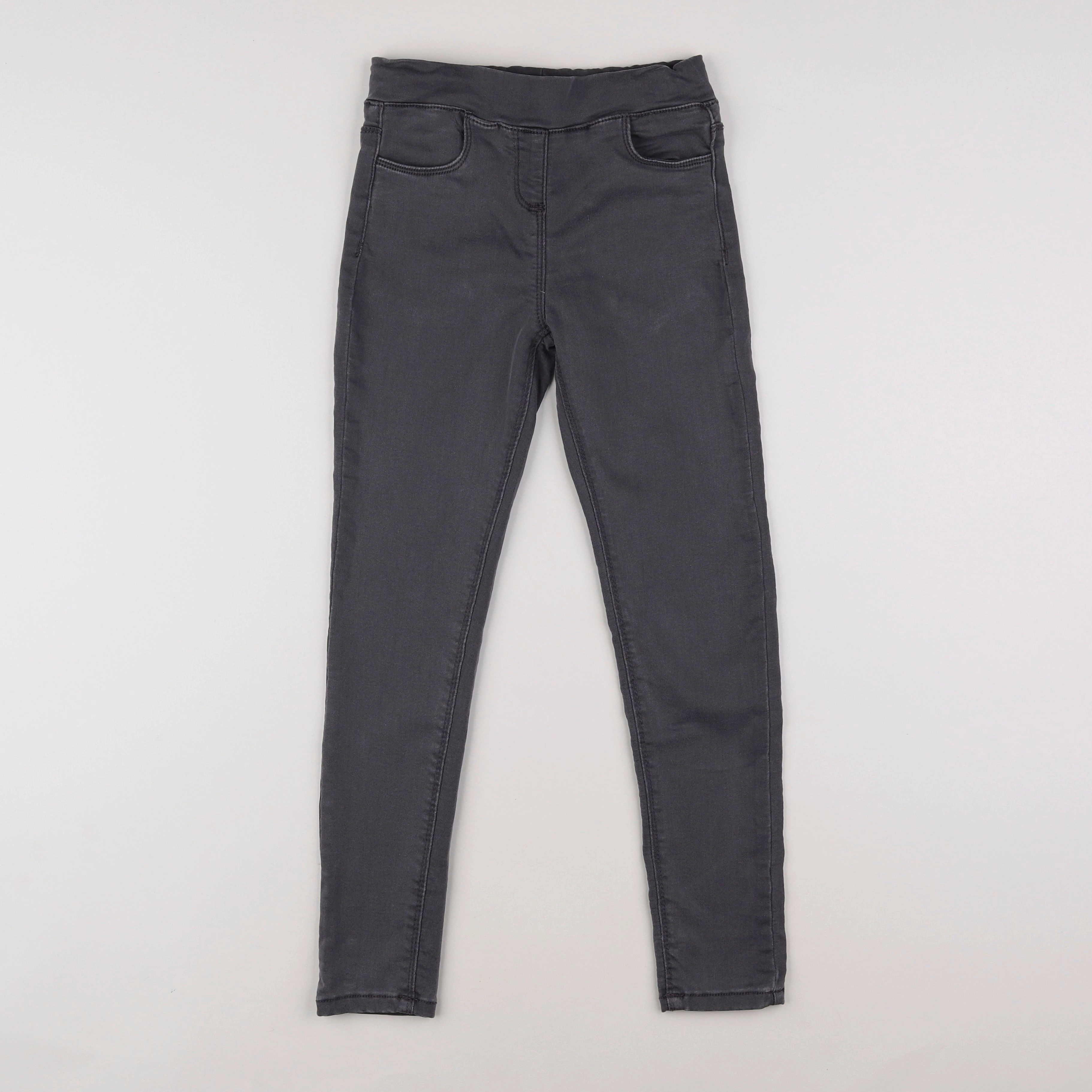 Vertbaudet - jegging gris - 9 ans