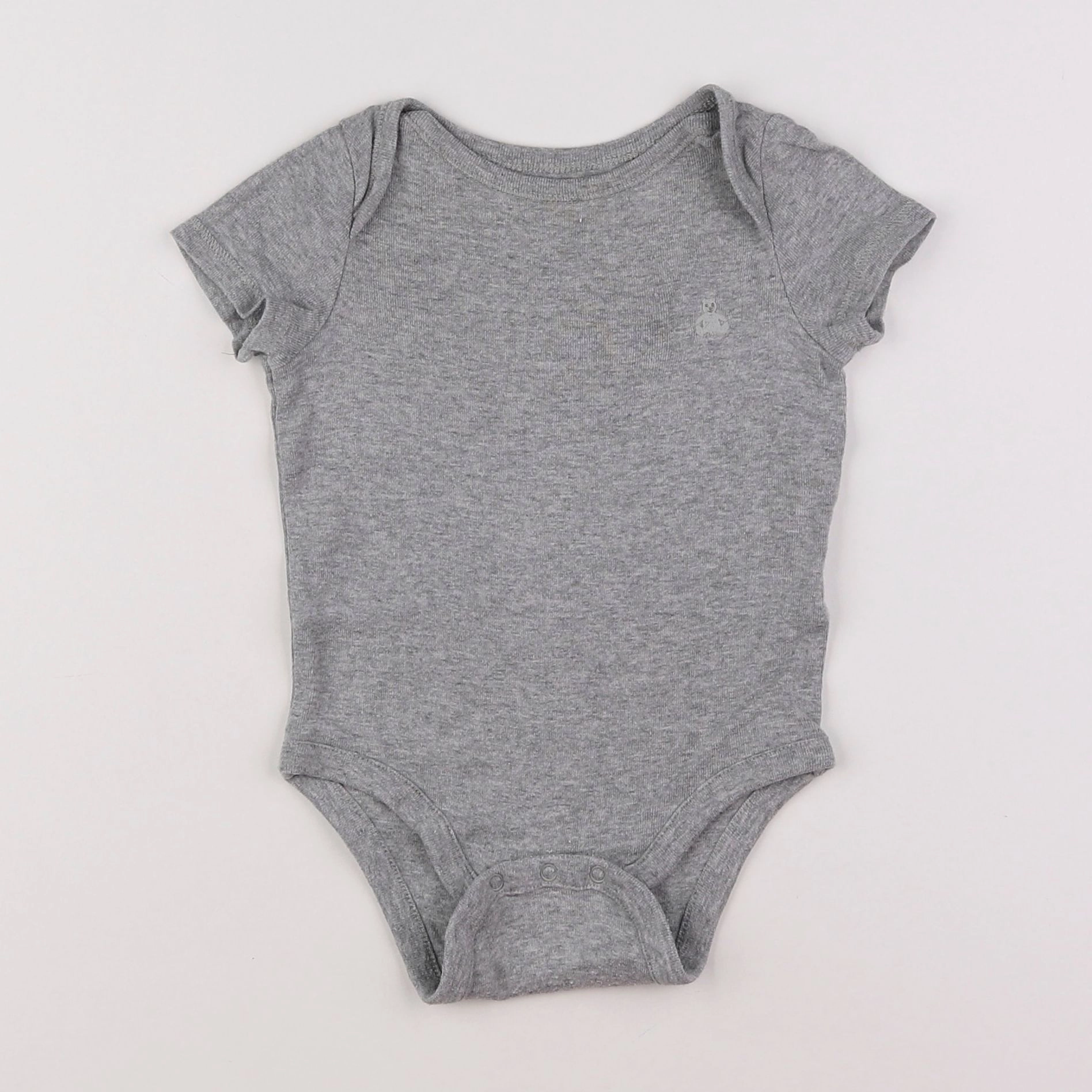 GAP - body gris - 3/6 mois