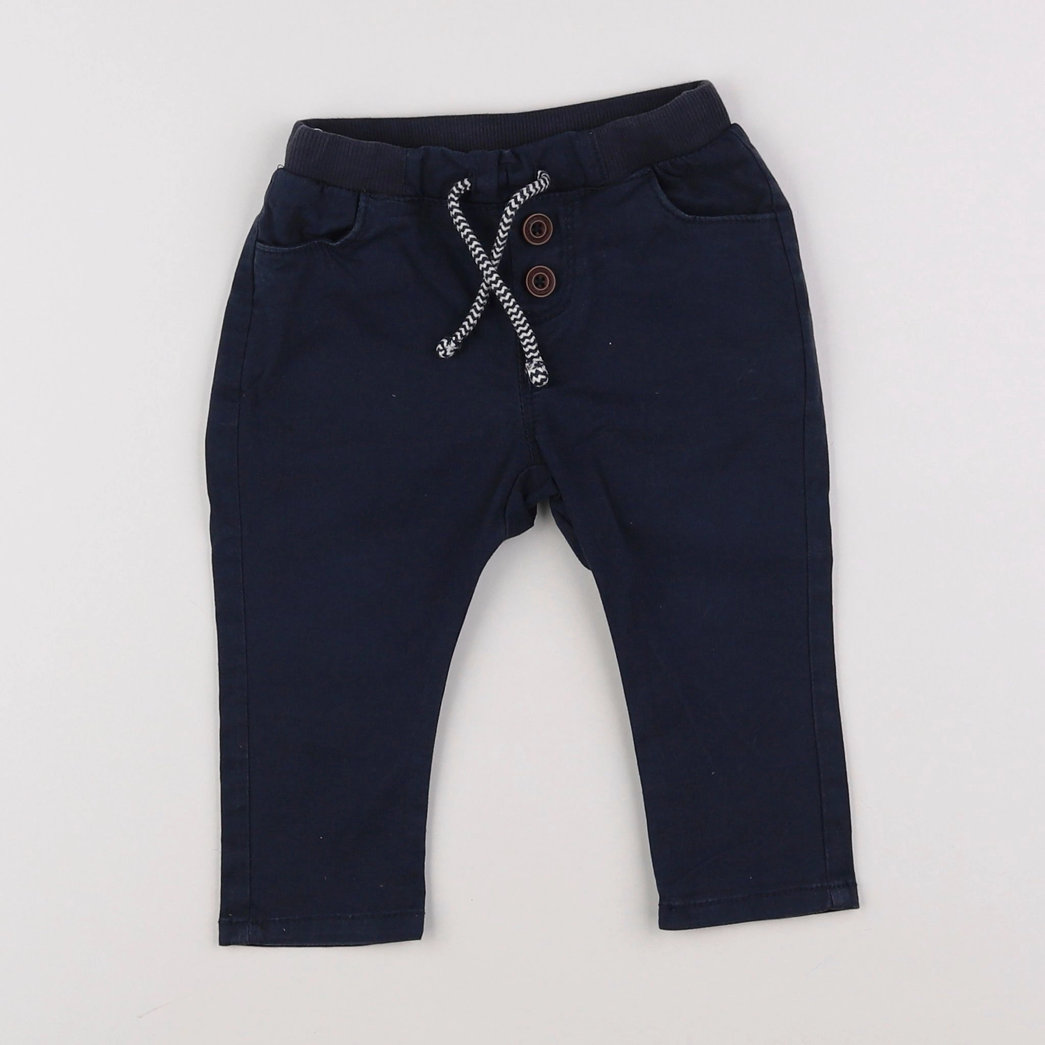 Tape à l'oeil - pantalon bleu - 12 mois