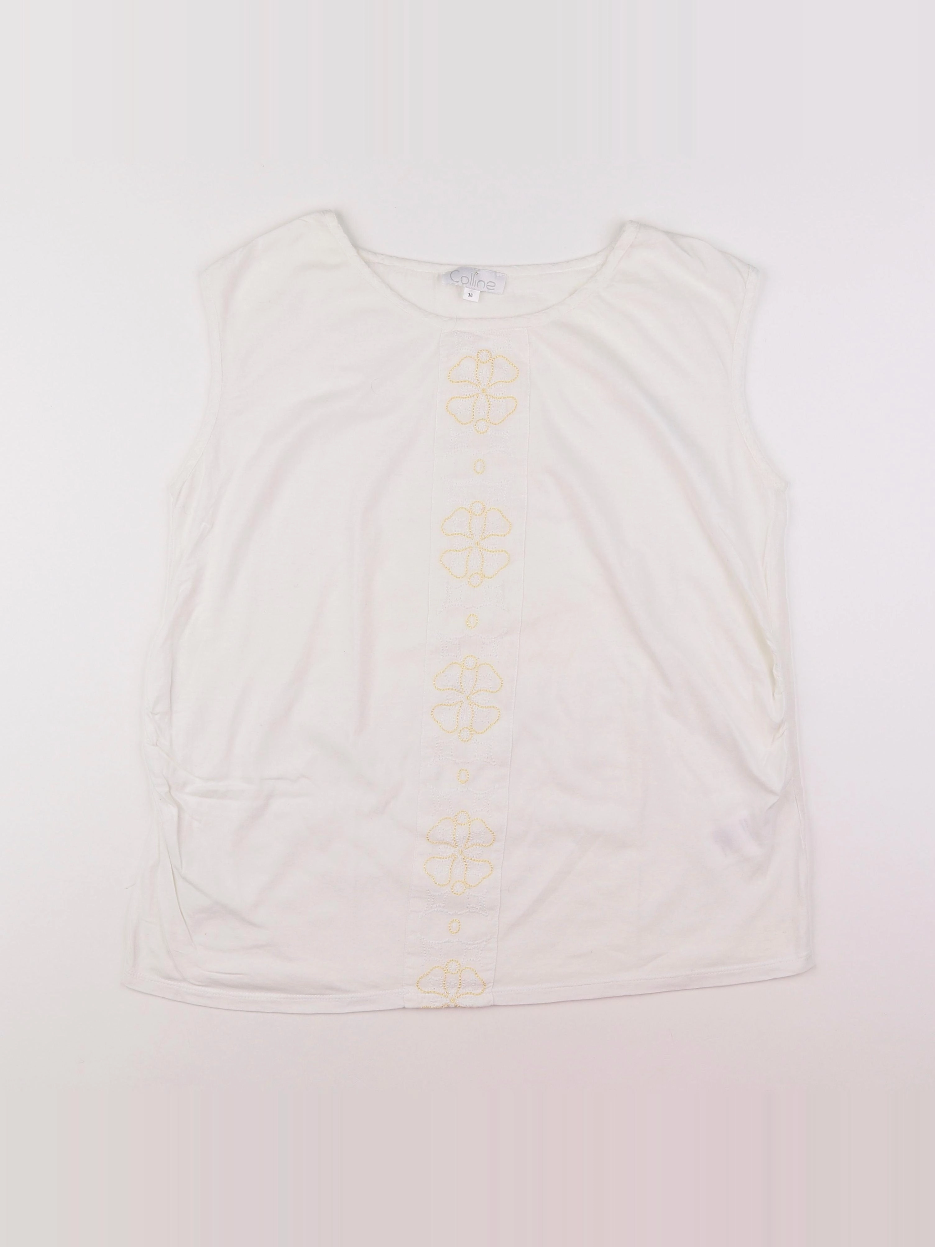 Vertbaudet - tee-shirt grossesse blanc - 36