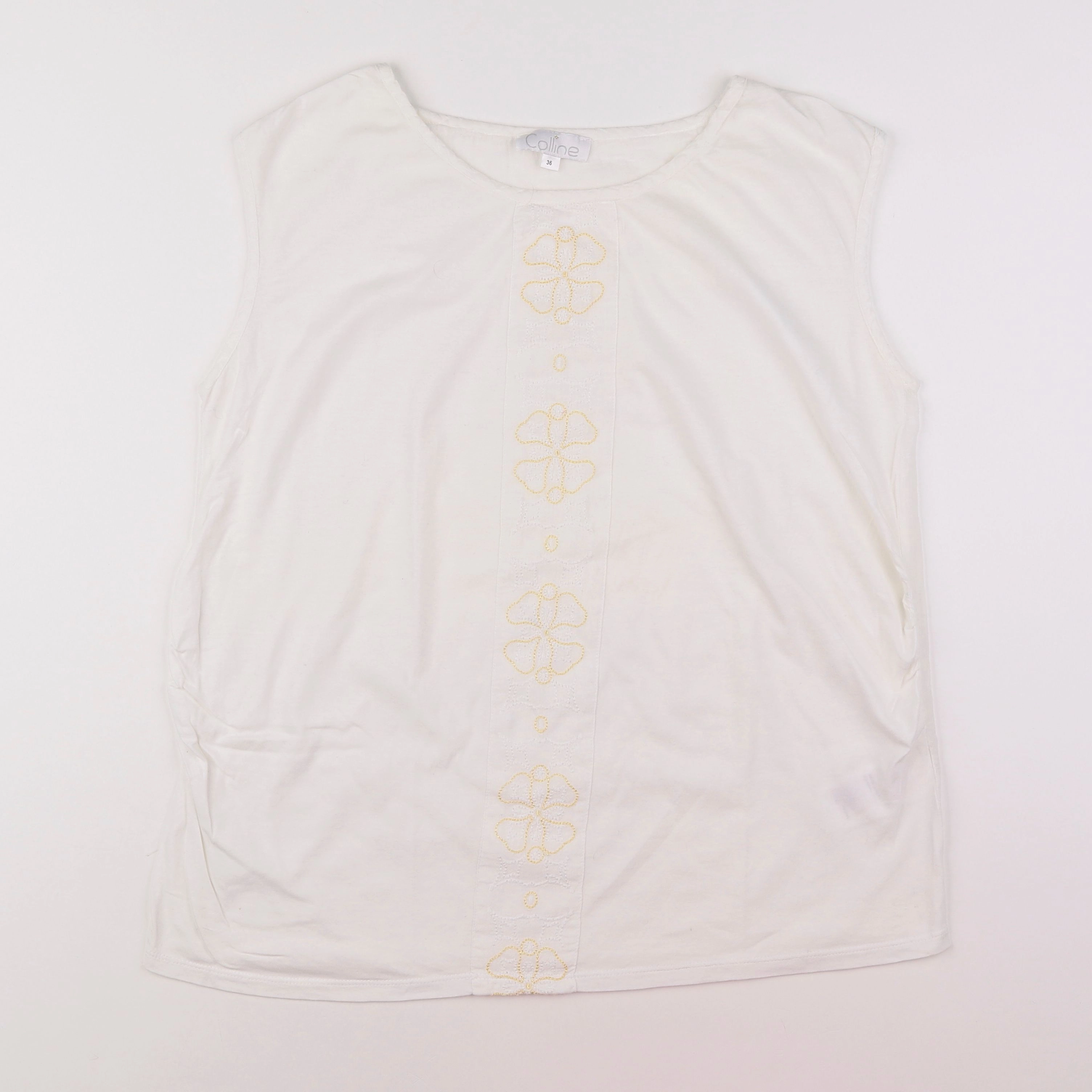 Vertbaudet - tee-shirt grossesse blanc - 36