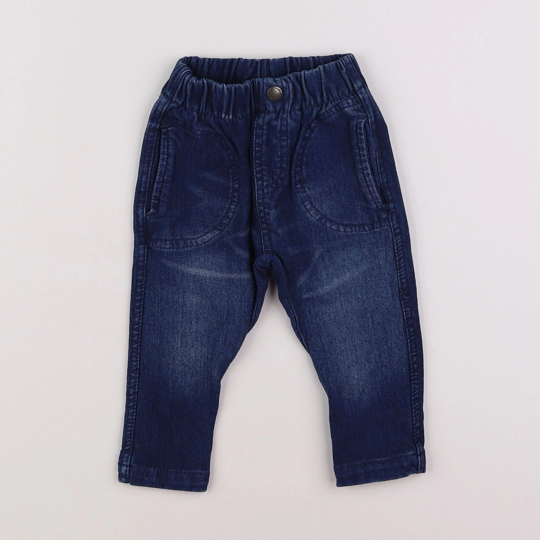 Vertbaudet - jegging bleu - 3 mois