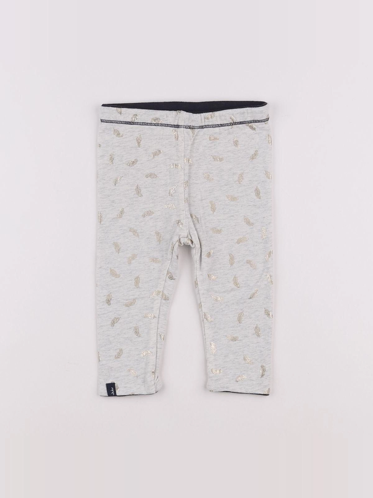 IKKS - legging gris - 3/6 mois