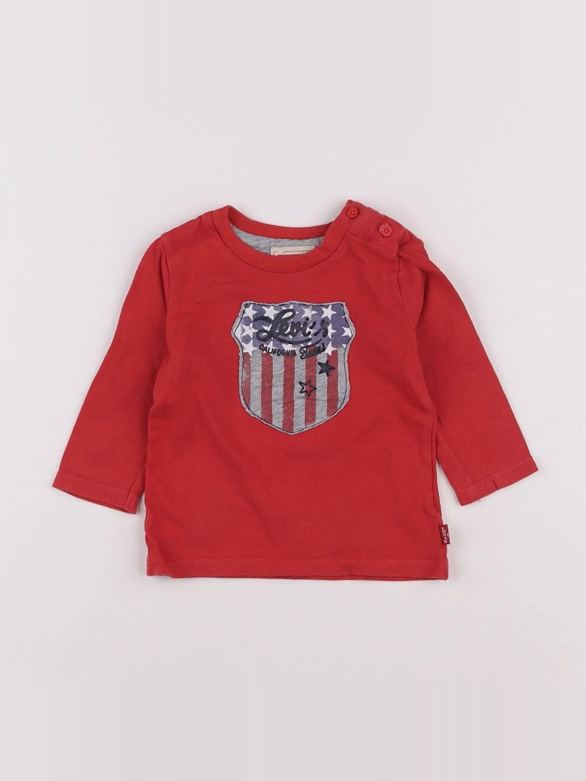 Levi's - tee-shirt rouge - 6 mois