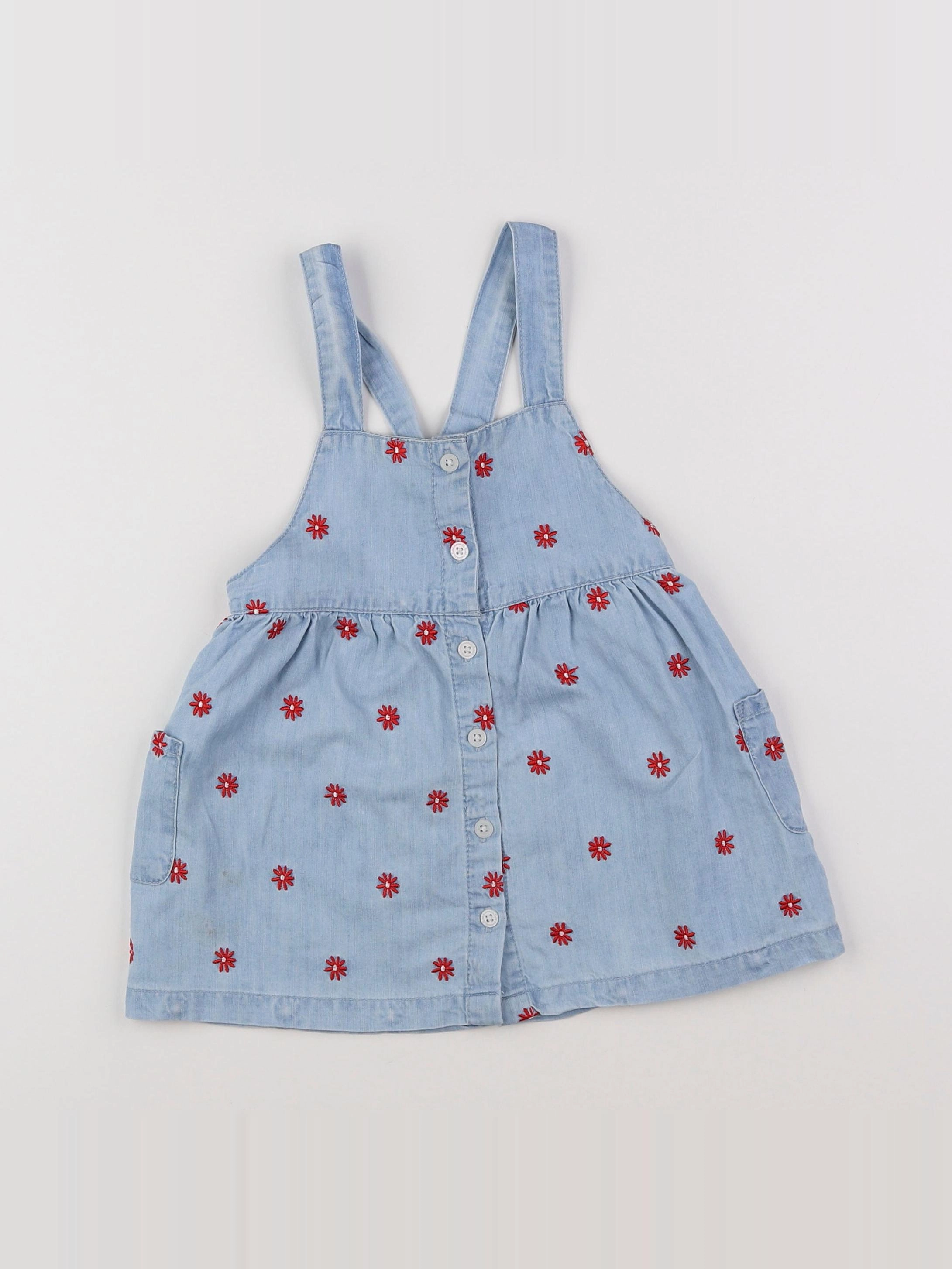 Cadet Rousselle - robe bleu - 18 mois