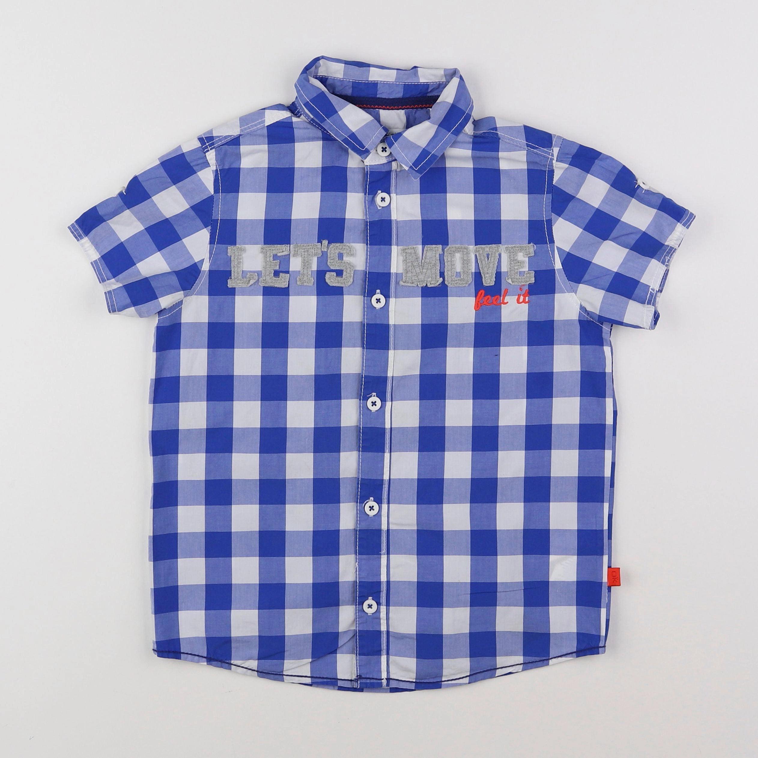 Okaidi - chemise bleu - 6 ans