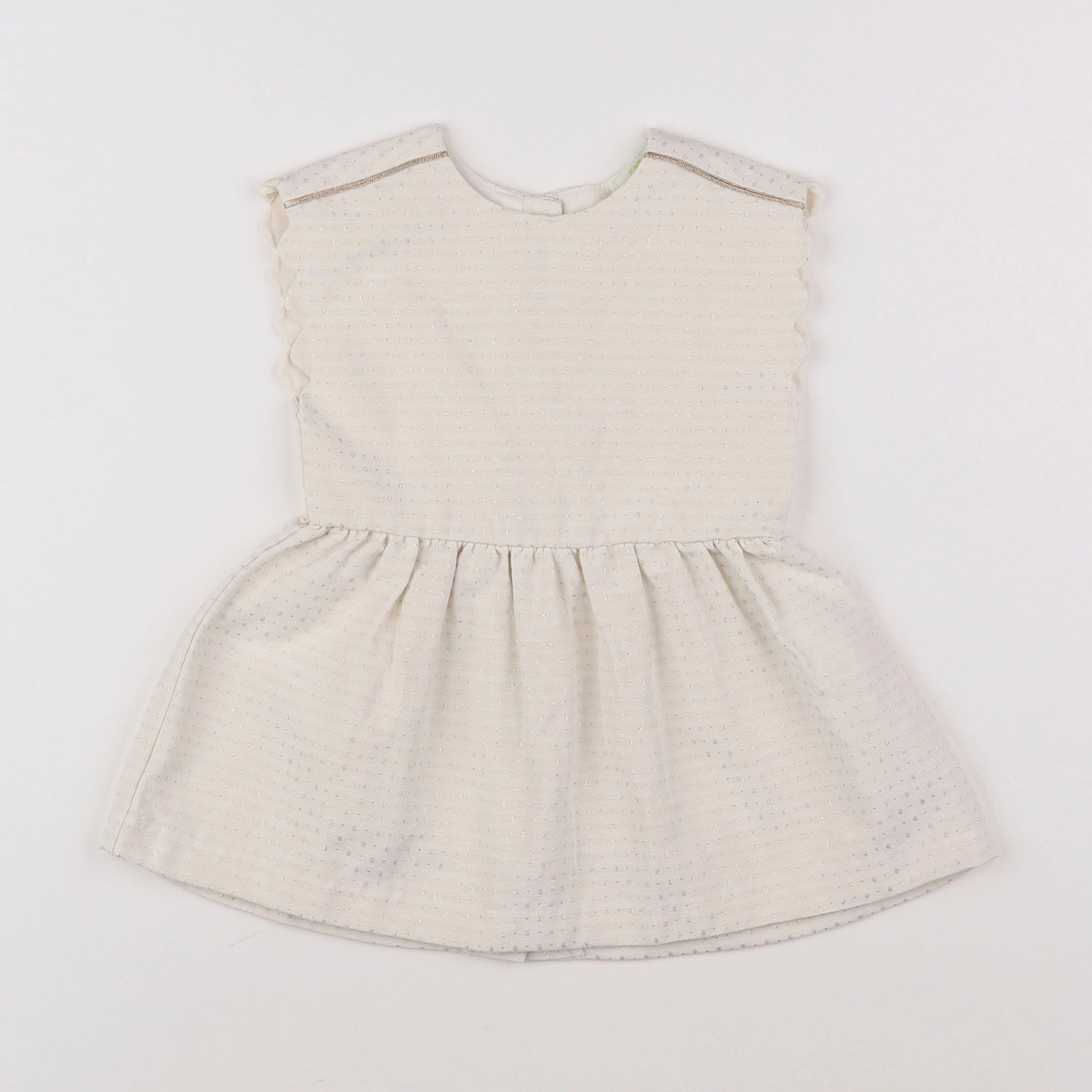 Tape à l'oeil - robe blanc - 12 mois