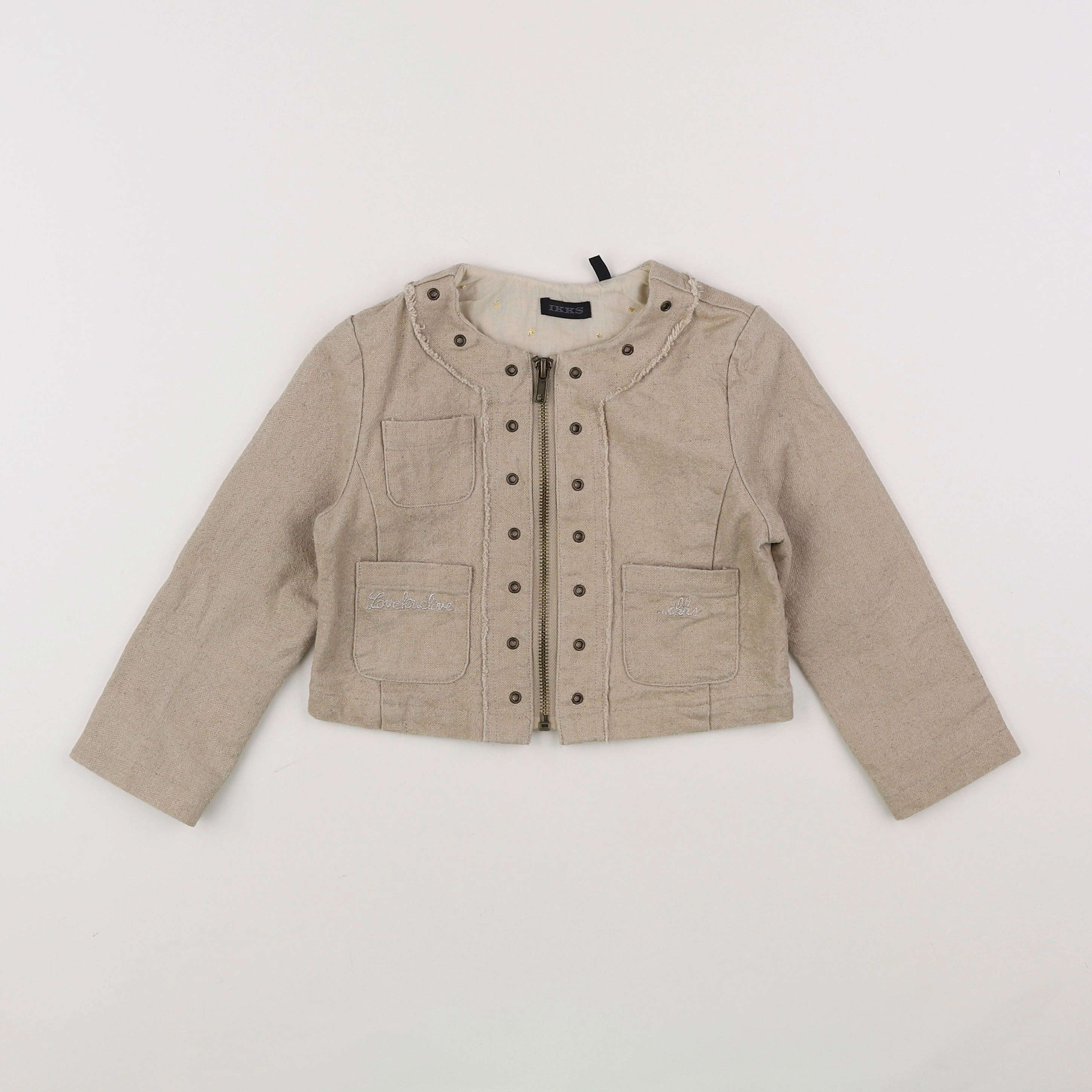 IKKS - veste beige - 3 ans