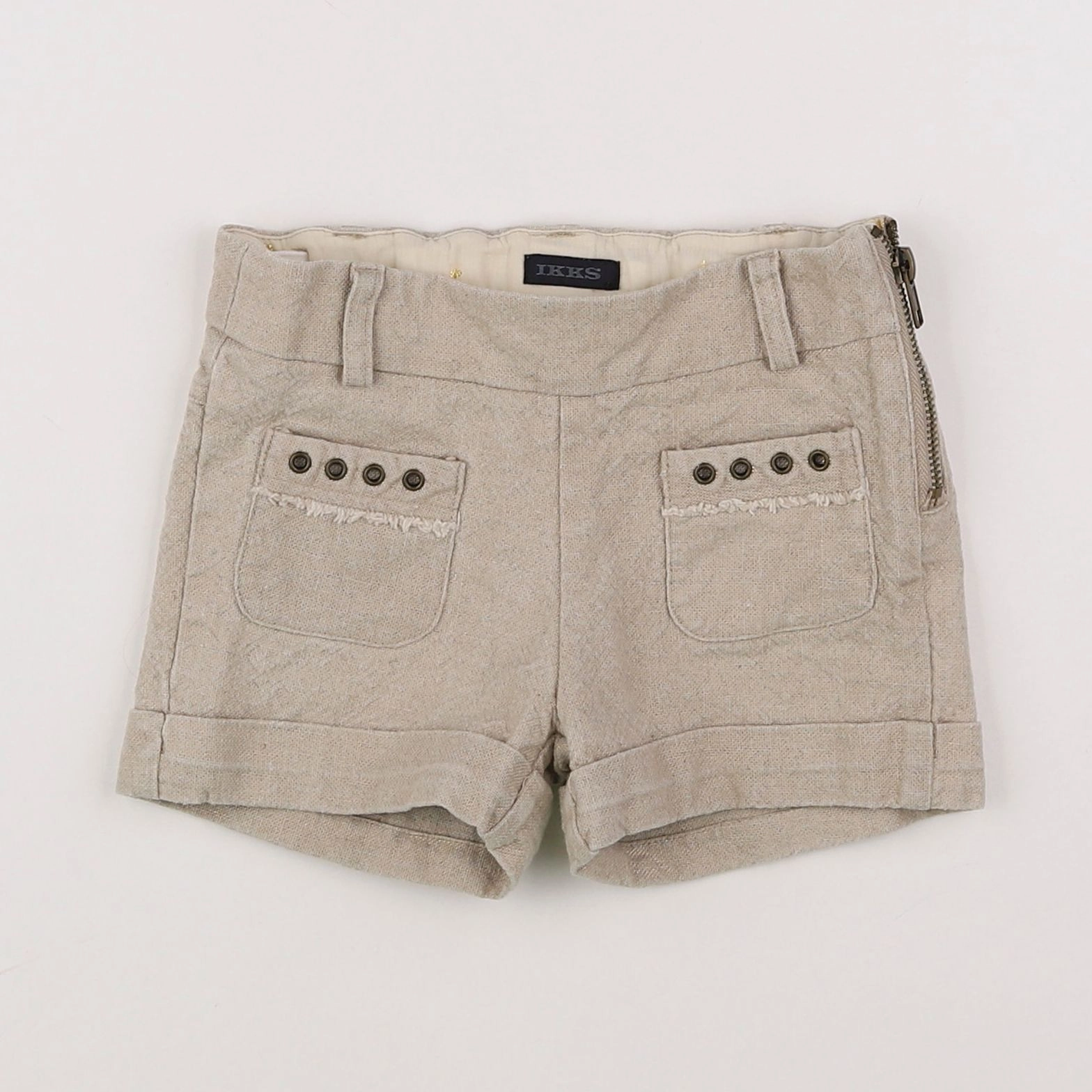 IKKS - short beige - 3 ans