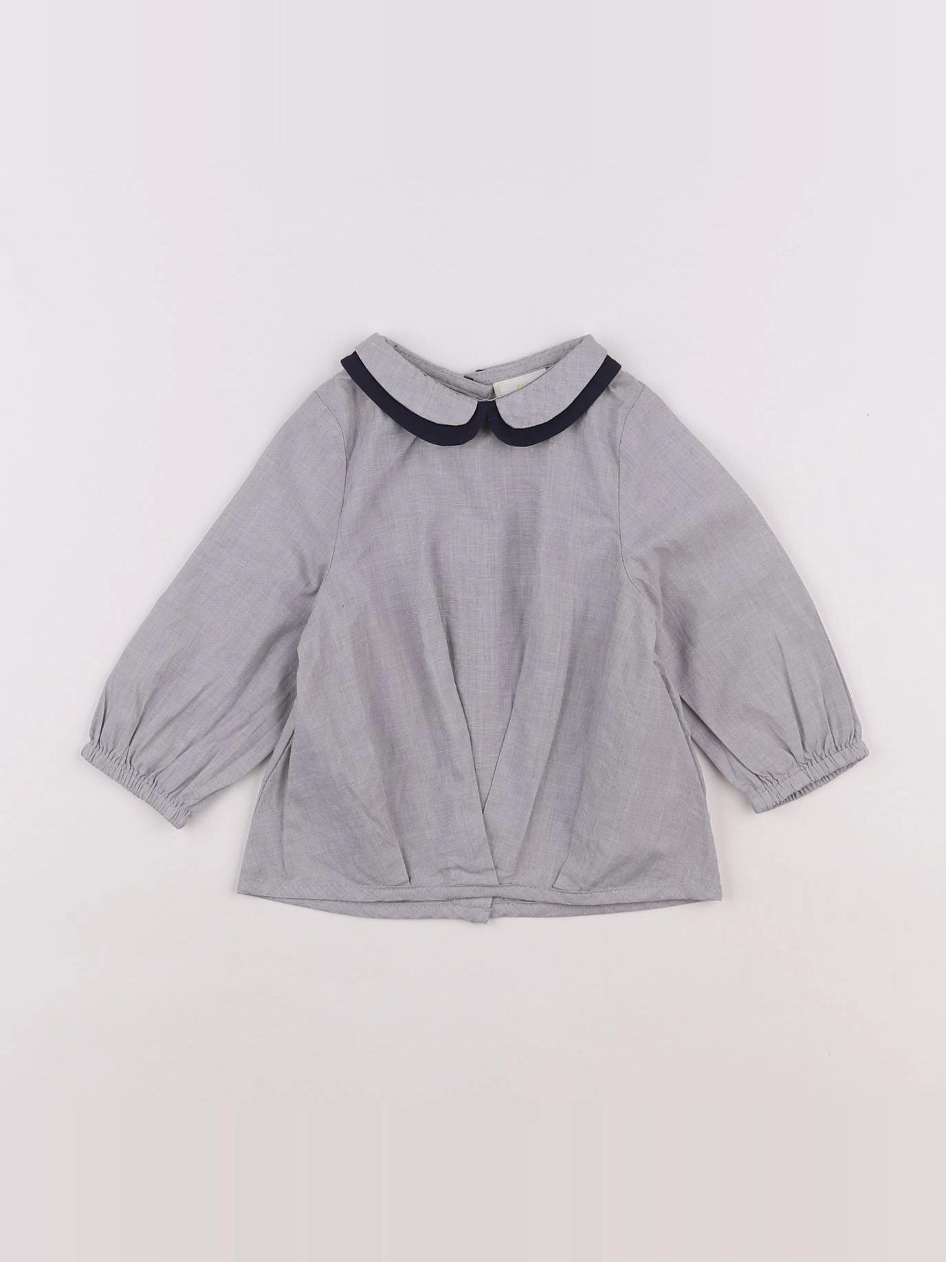 Tape à l'oeil - blouse gris - 6 mois