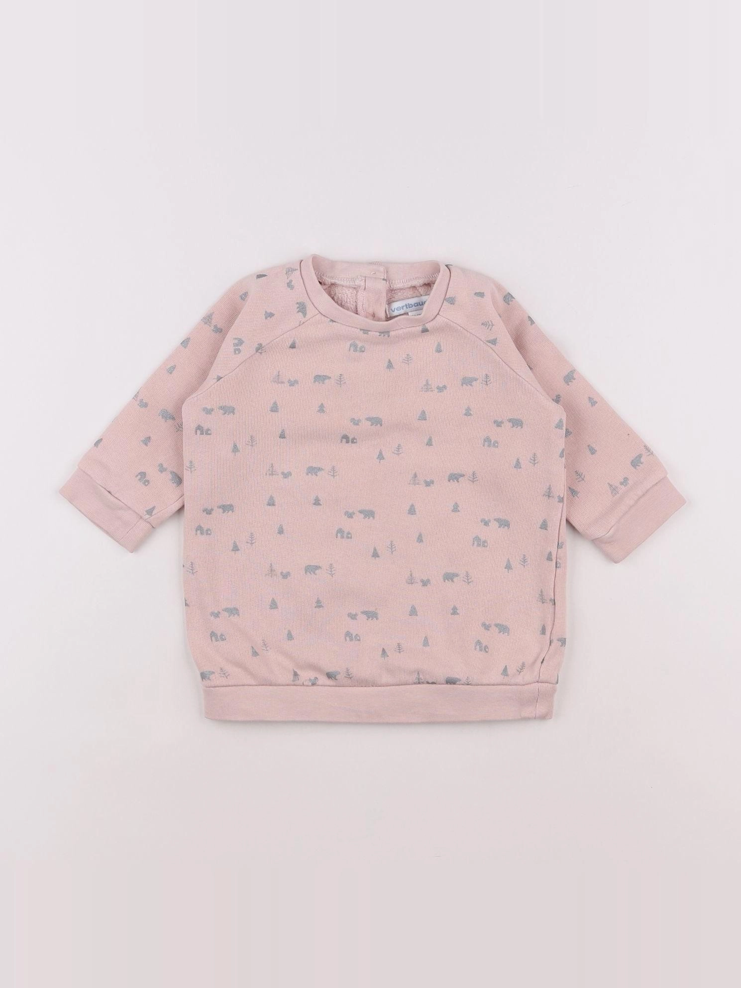 Vertbaudet - robe rose - 12 mois