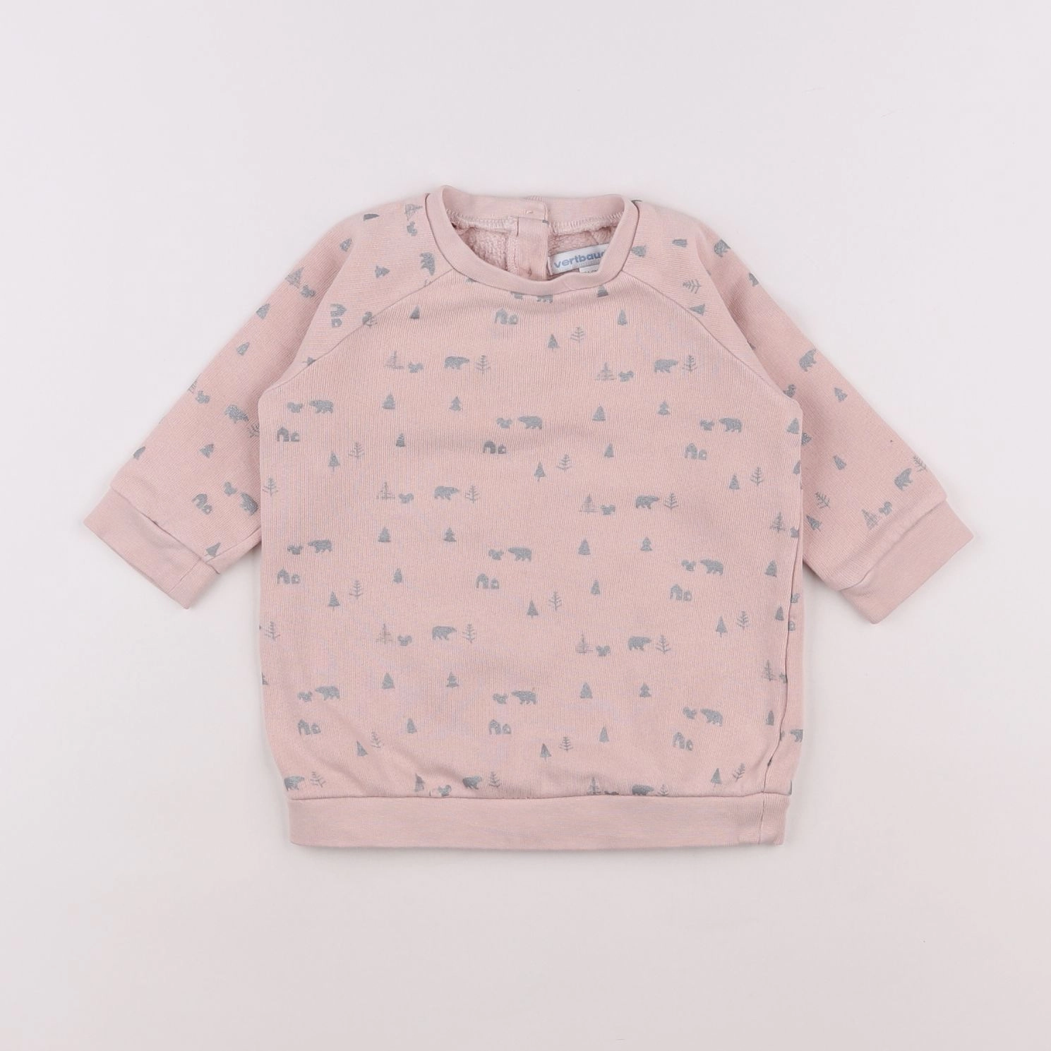 Vertbaudet - robe rose - 12 mois